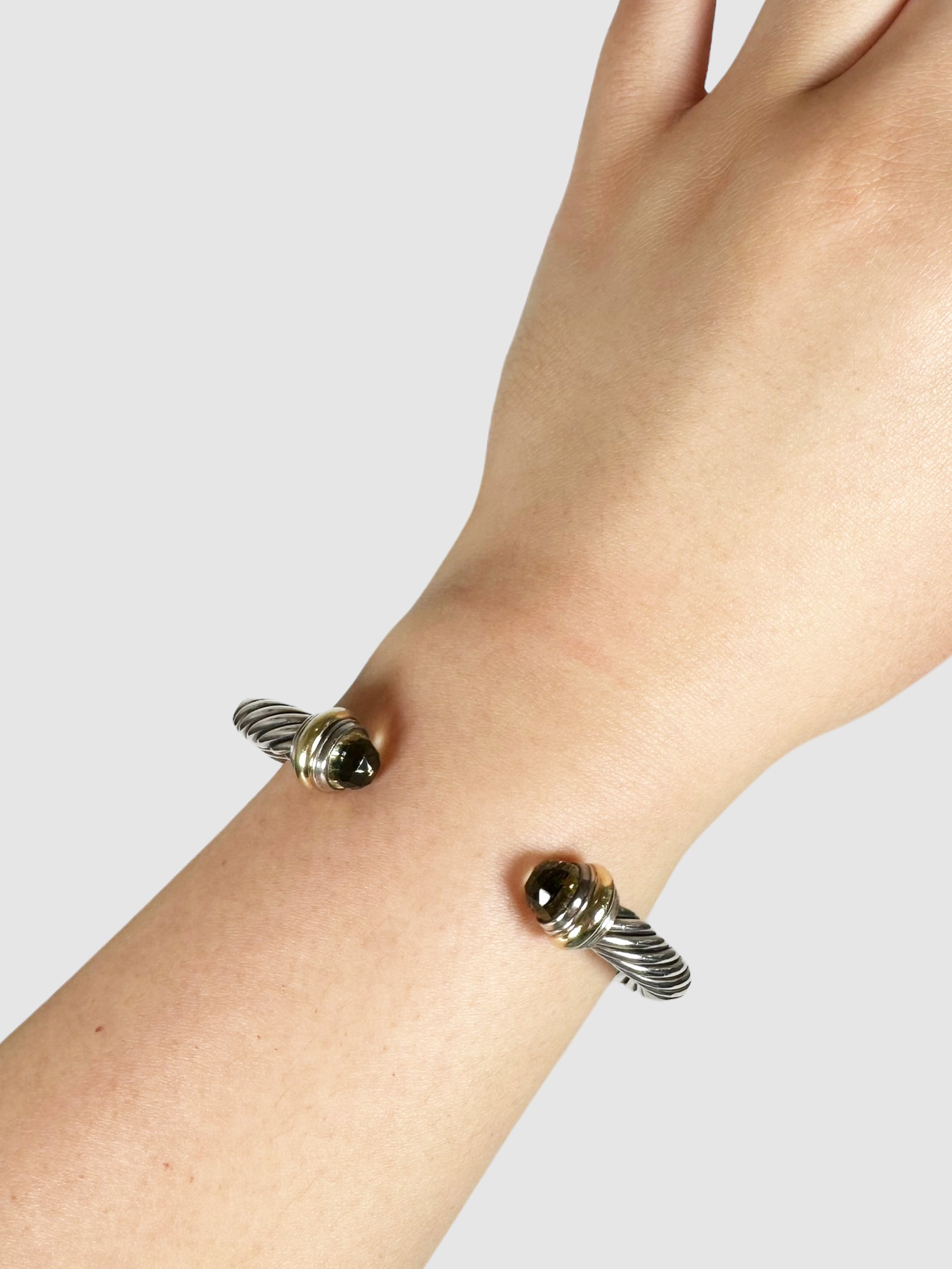 David Yurman Cable Classic Prasiolite Bracelet Consignment Secondhand Designer Luxury Resale Toronto Trendy