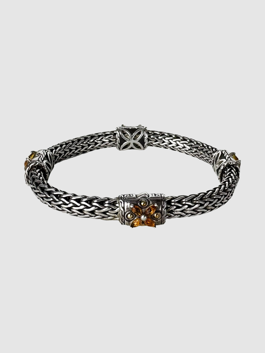Citrine Station Bracelet