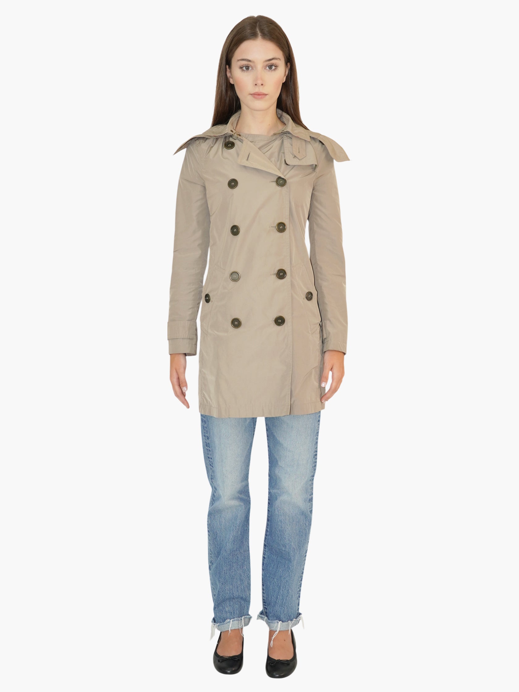Hooded Trench Coat