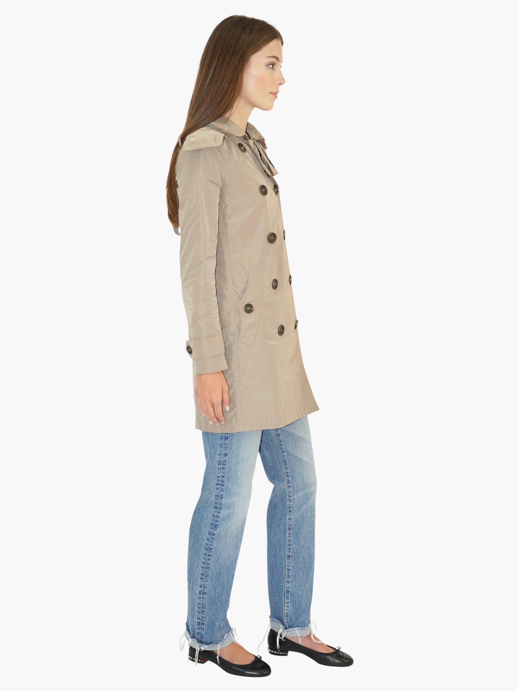 Hooded Trench Coat