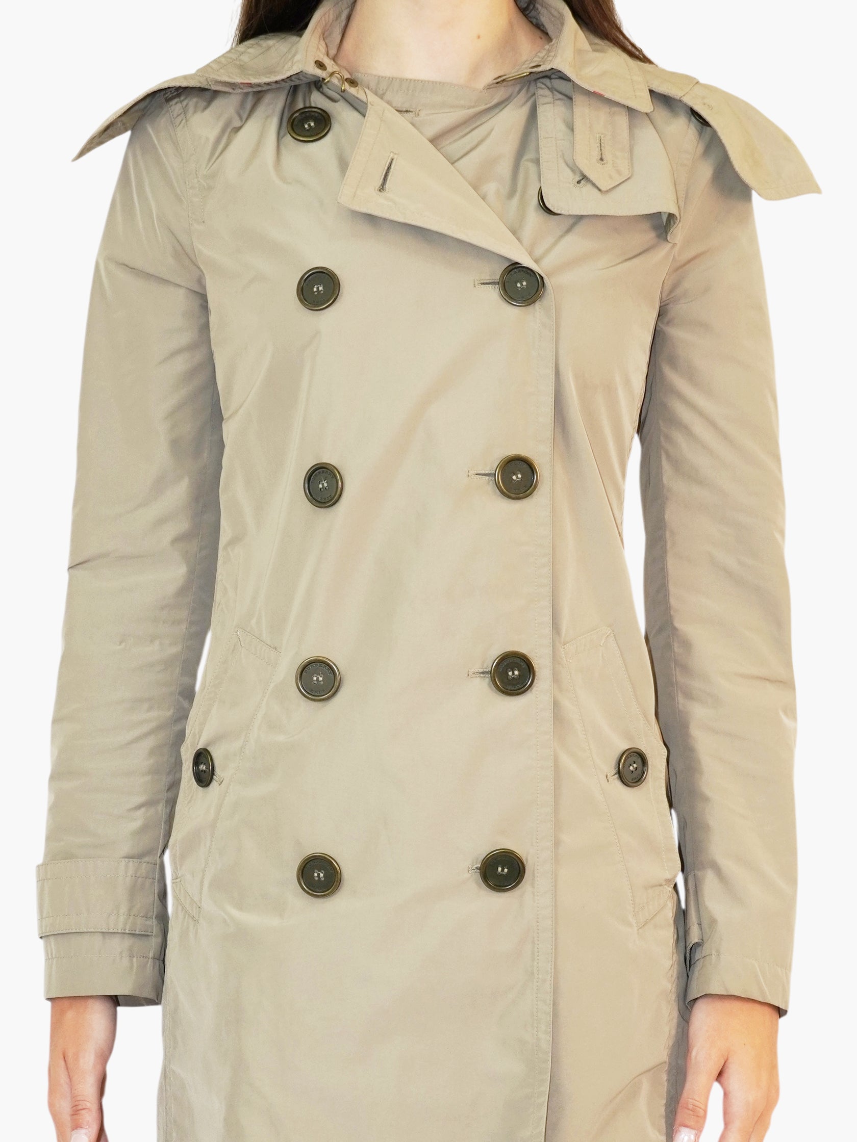 Hooded Trench Coat