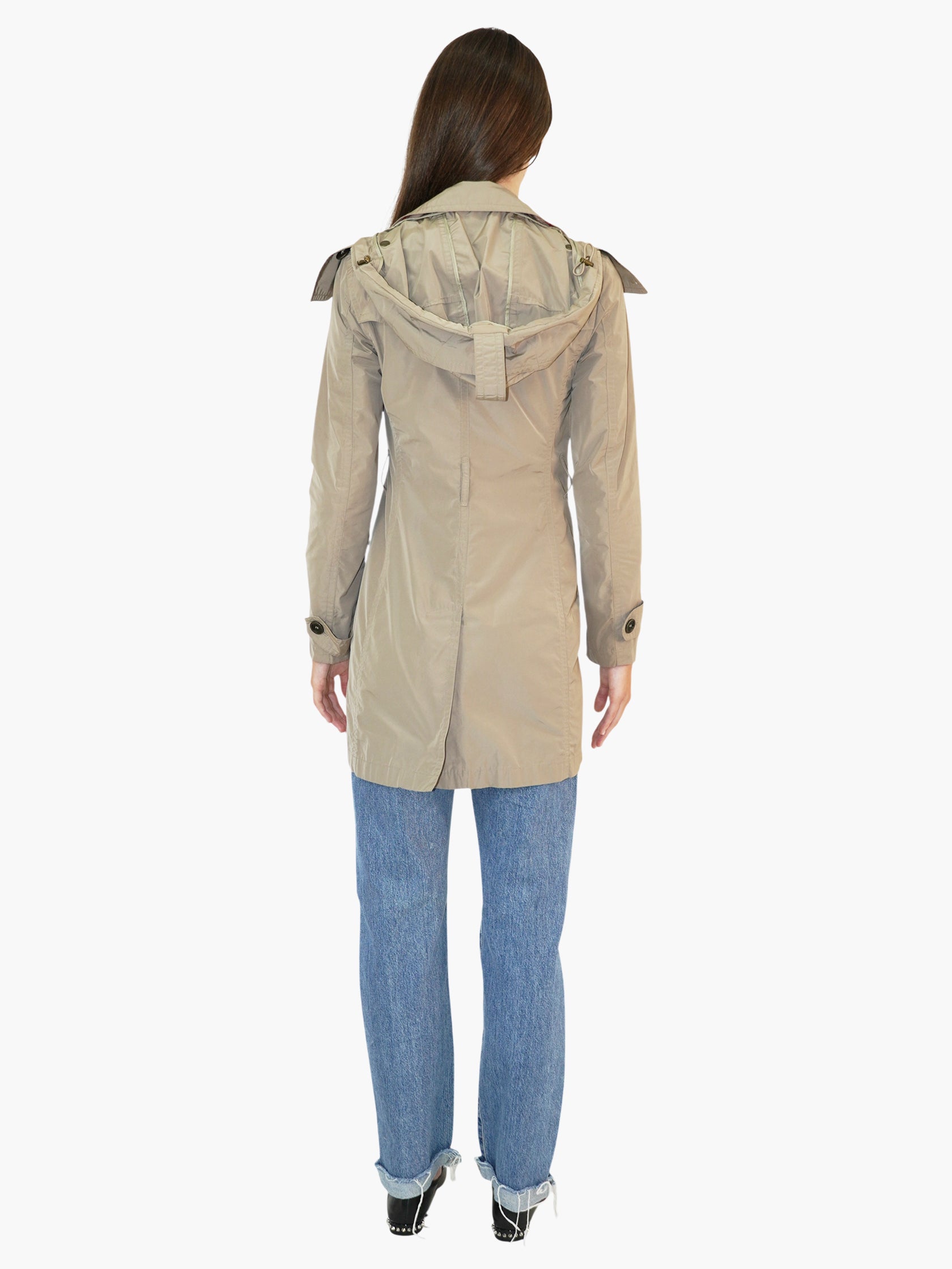 Hooded Trench Coat