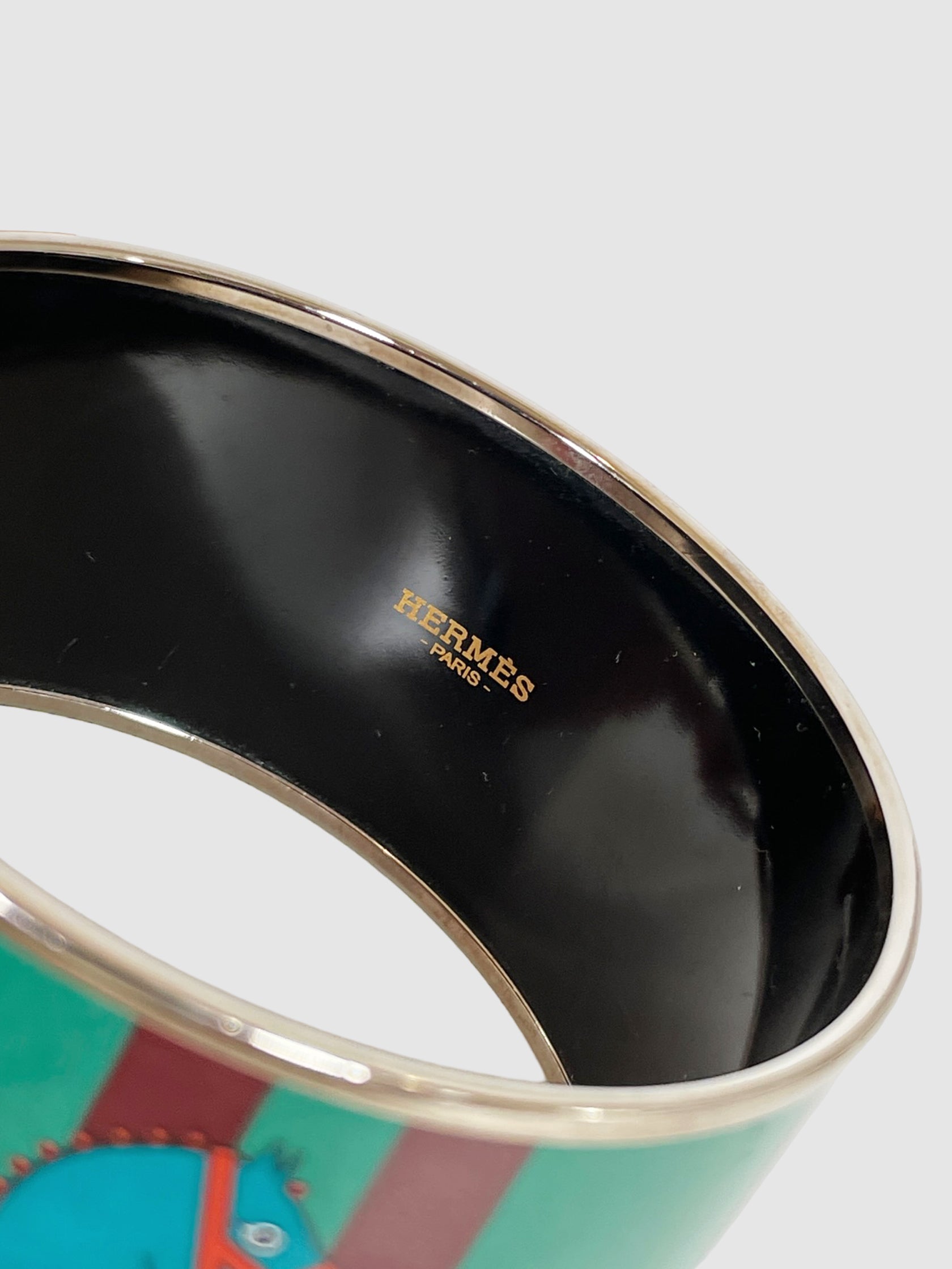 Nouveau Rocabar Wide Enamel Bracelet