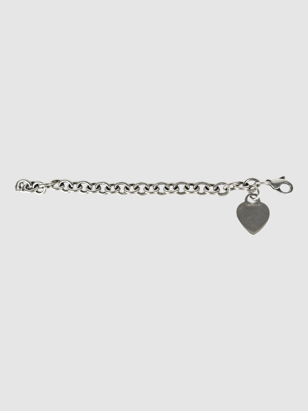 Heart Tag Charm Bracelet