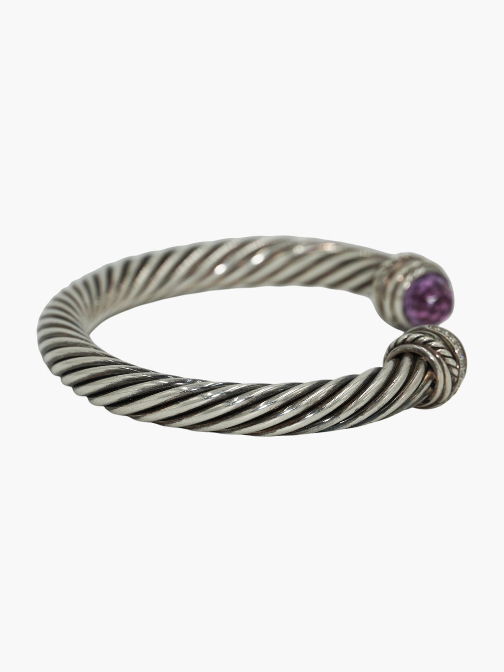 Amethyst Cable Bracelet