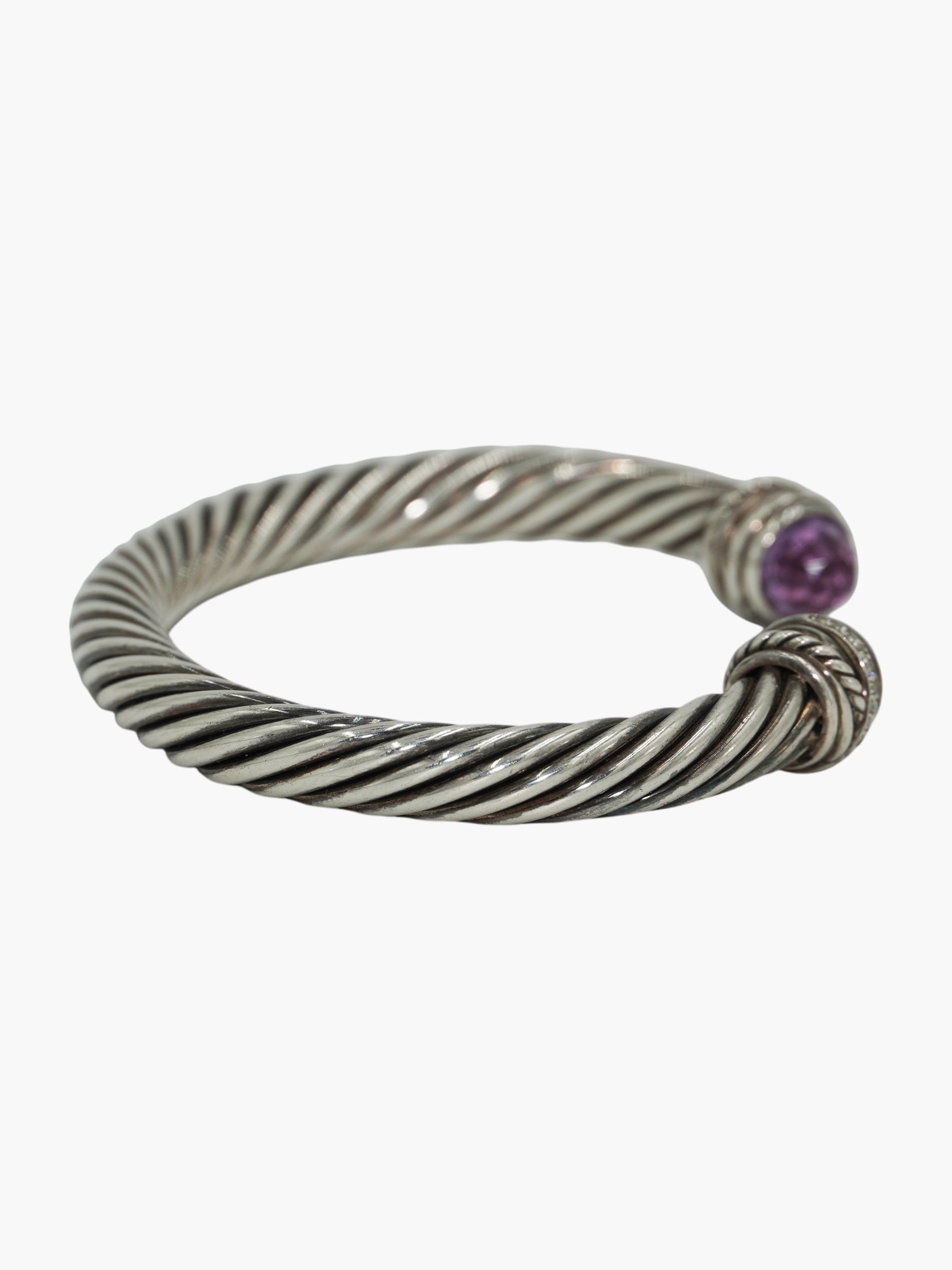 Amethyst Cable Bracelet
