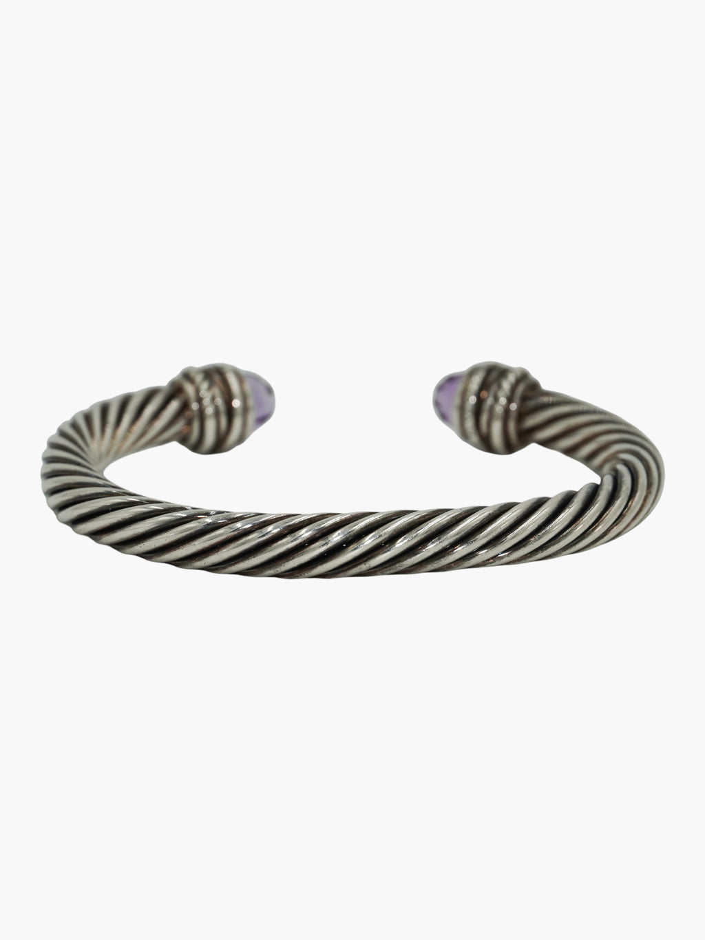 Amethyst Cable Bracelet