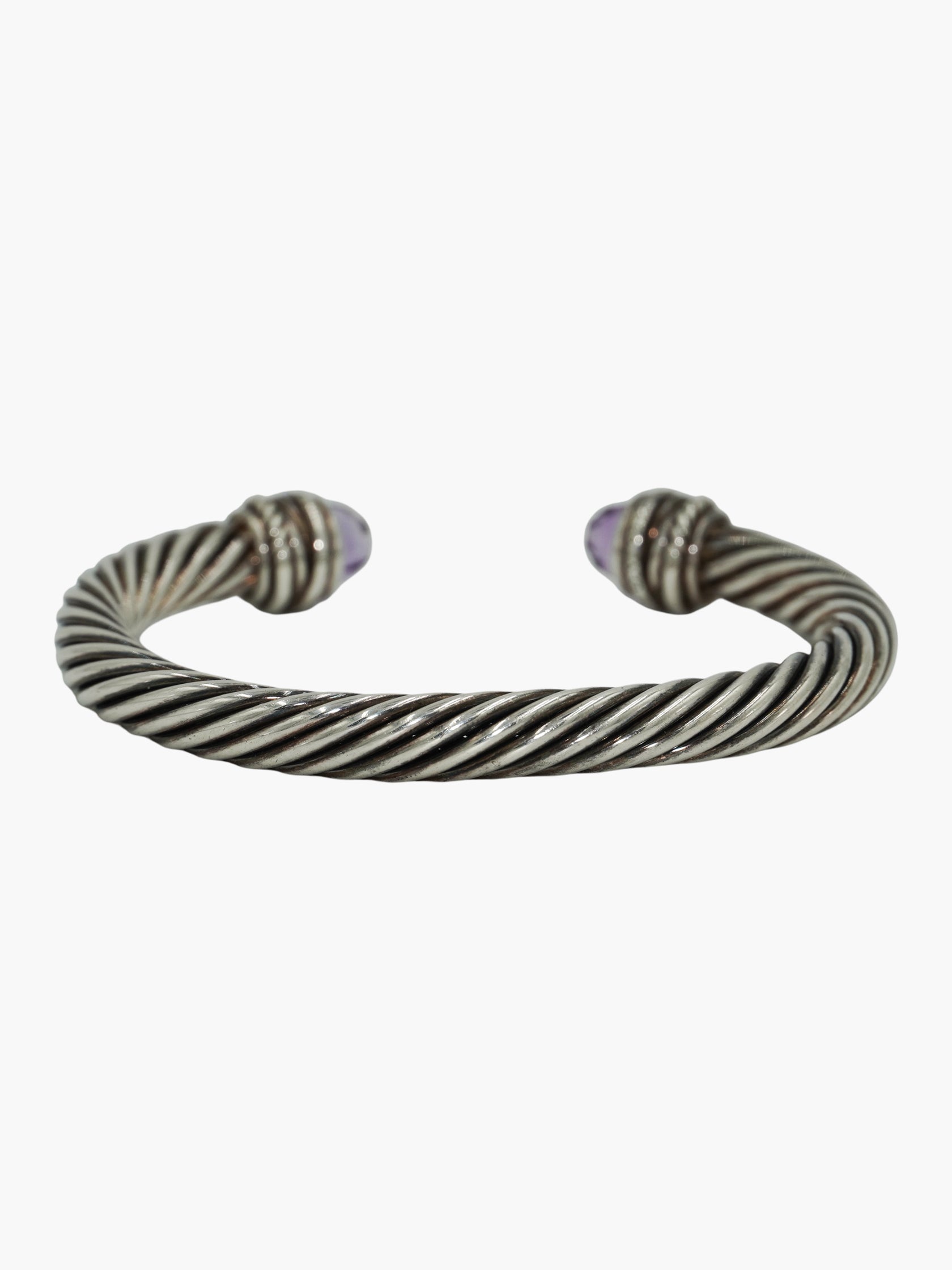 Amethyst Cable Bracelet