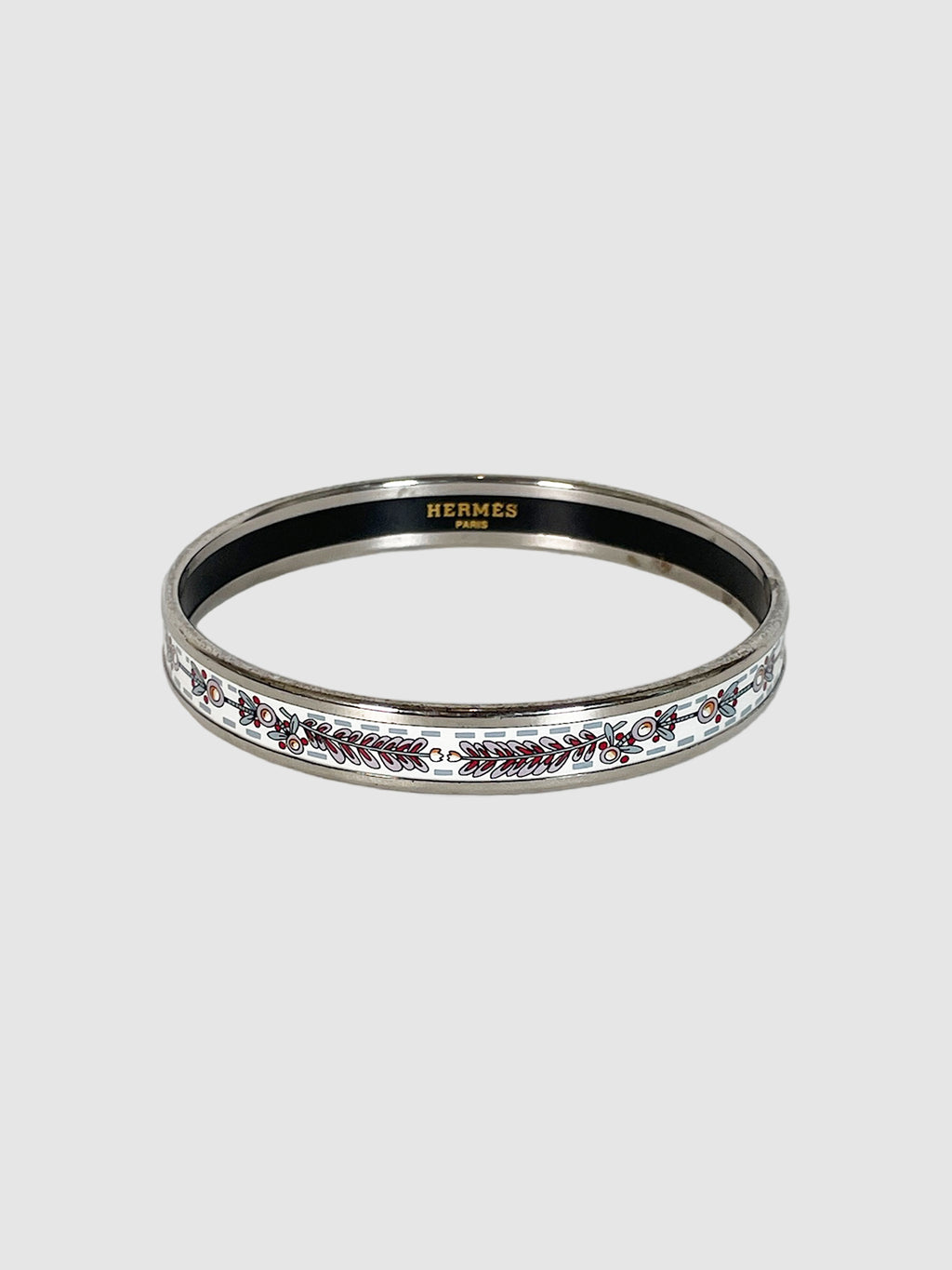 Narrow Enamel Bangle Bracelet
