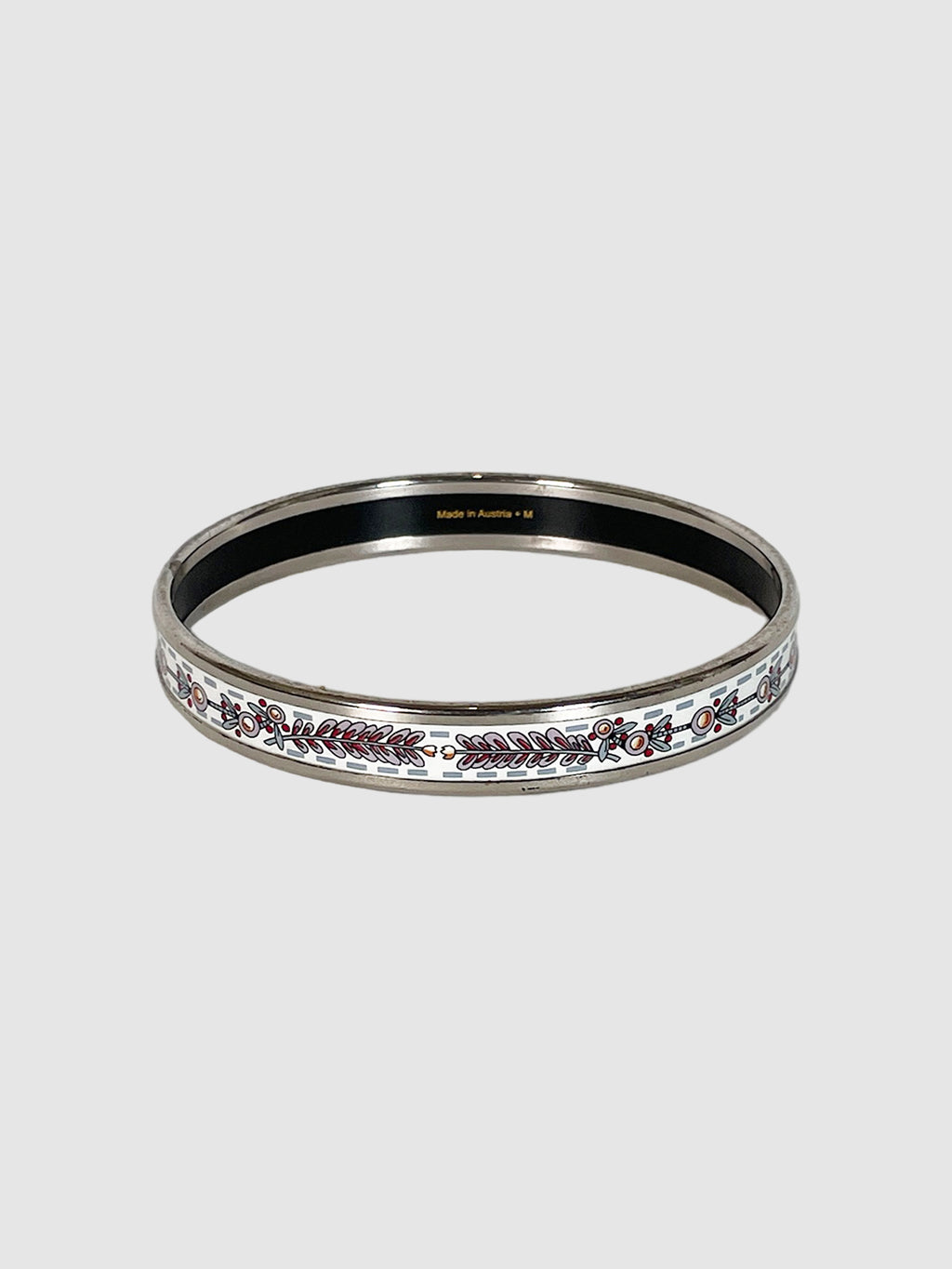 Narrow Enamel Bangle Bracelet