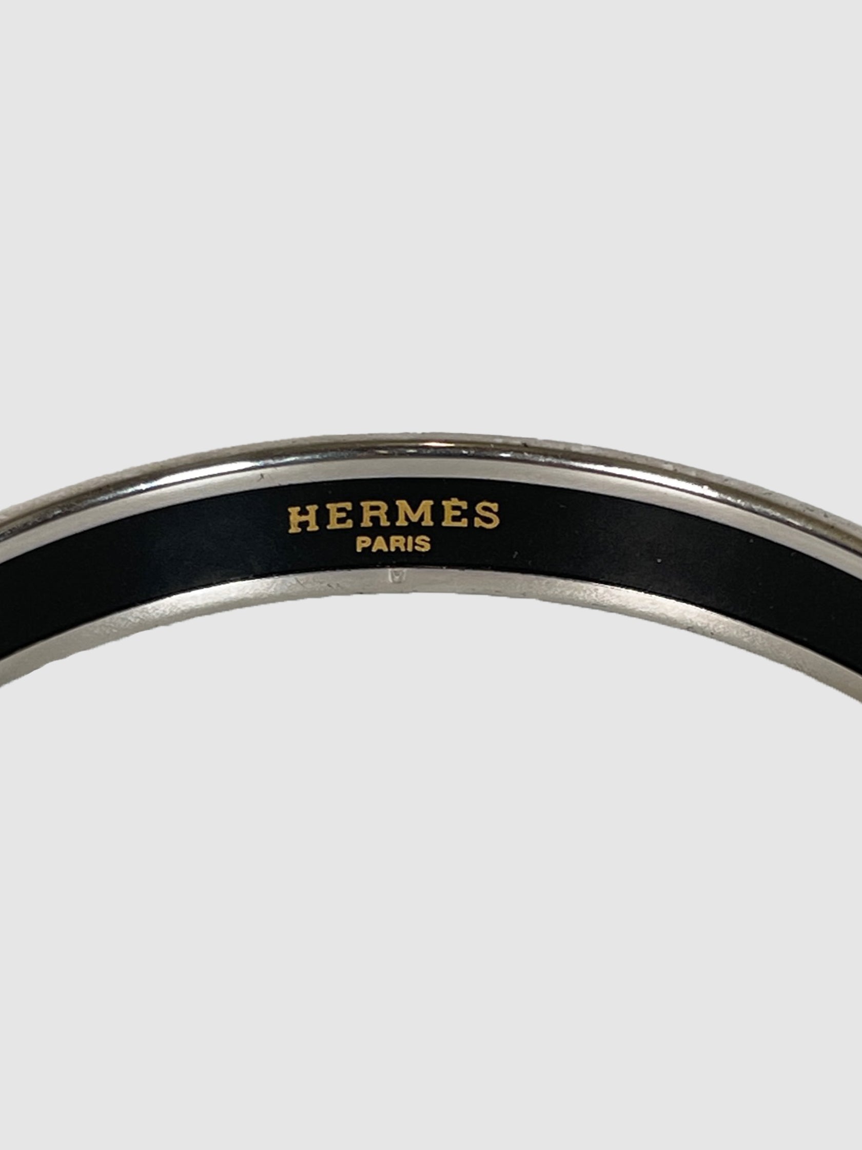 Narrow Enamel Bangle Bracelet