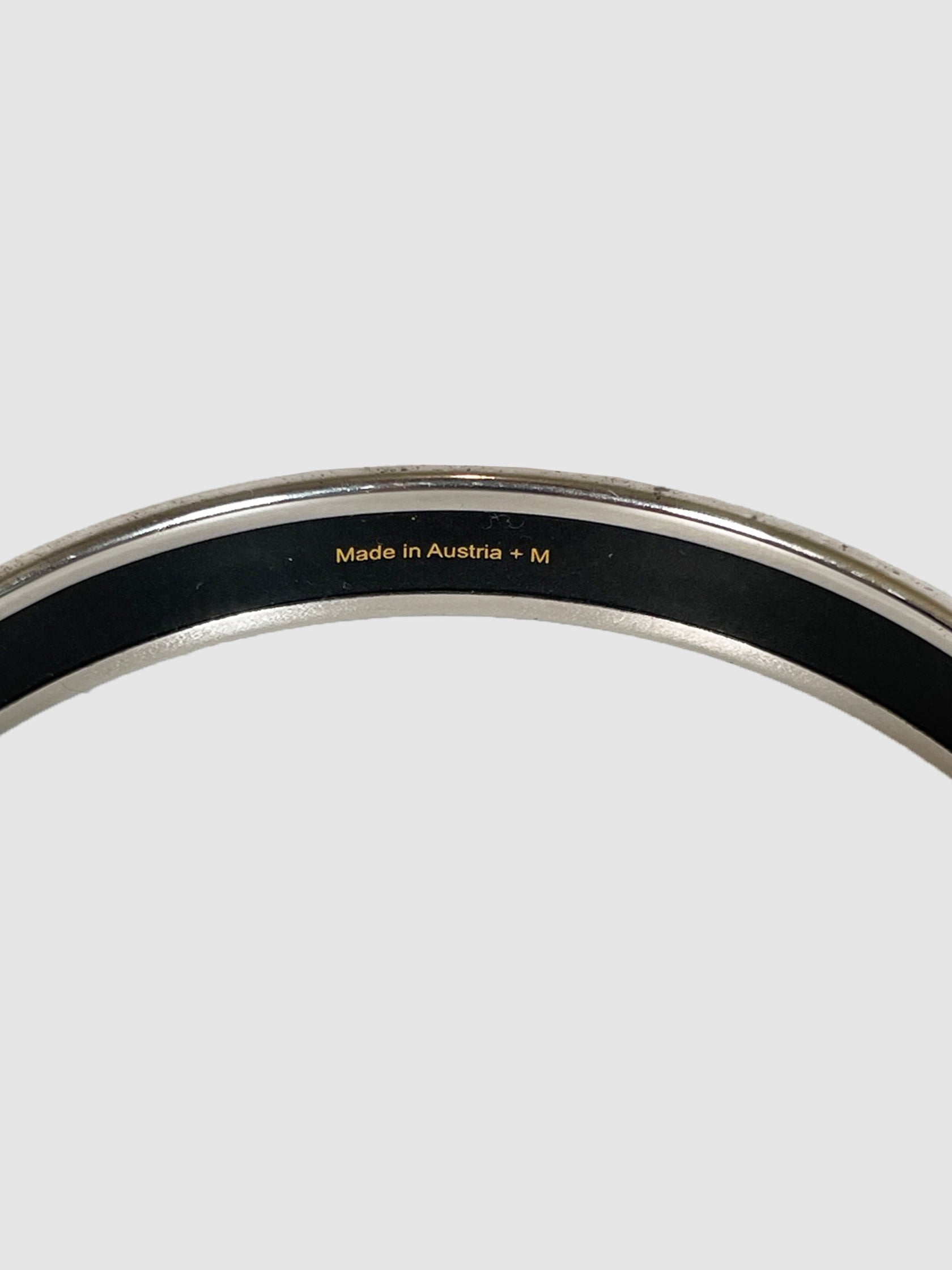 Narrow Enamel Bangle Bracelet