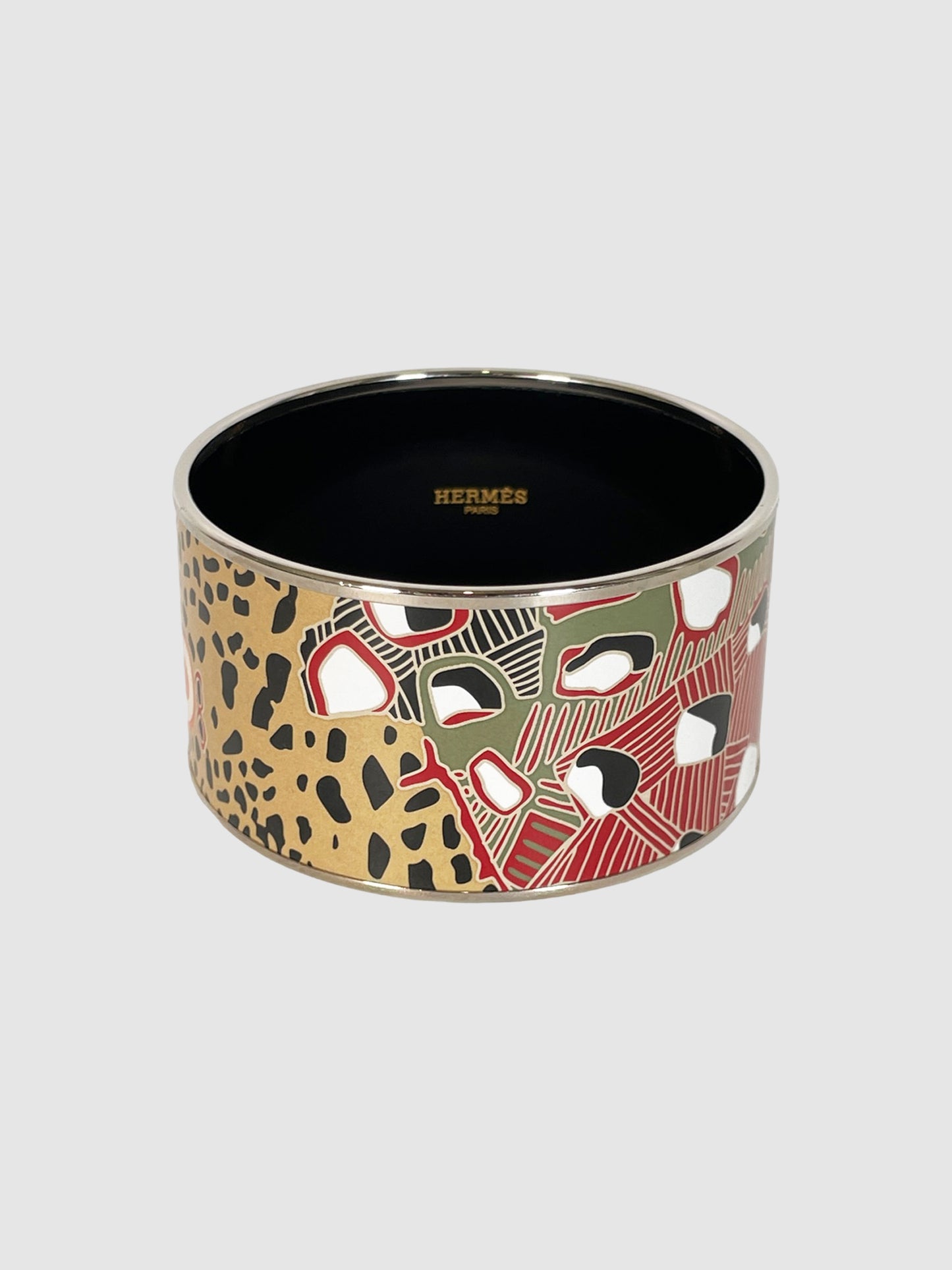 Extra Wide Enamel Printed Bangle