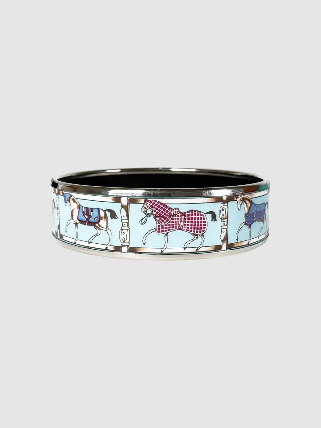 Equestrian Enamel Bangle