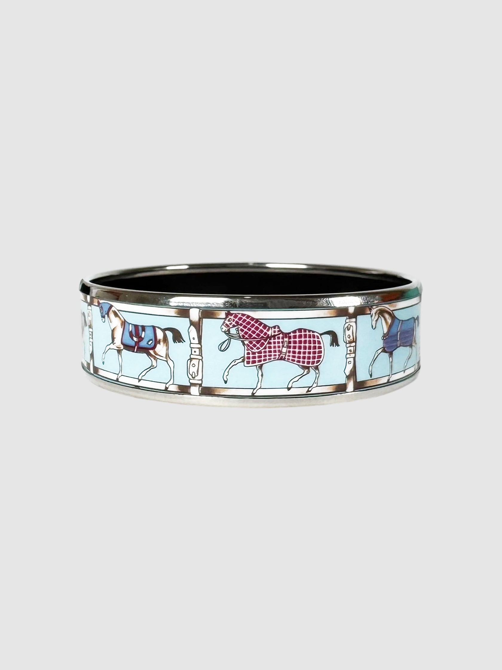 Equestrian Enamel Bangle