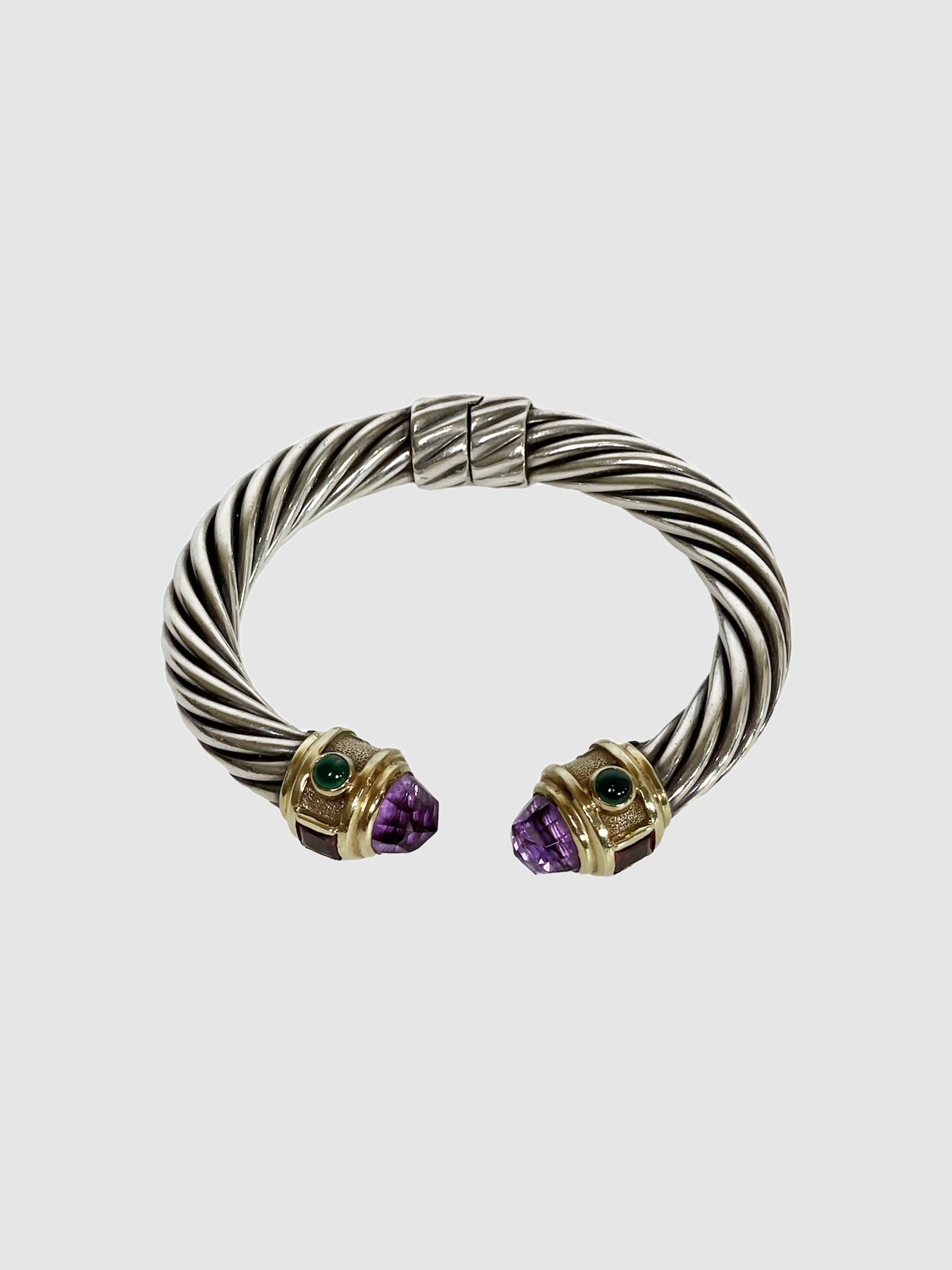 Amethyst and Ruby Bracelet