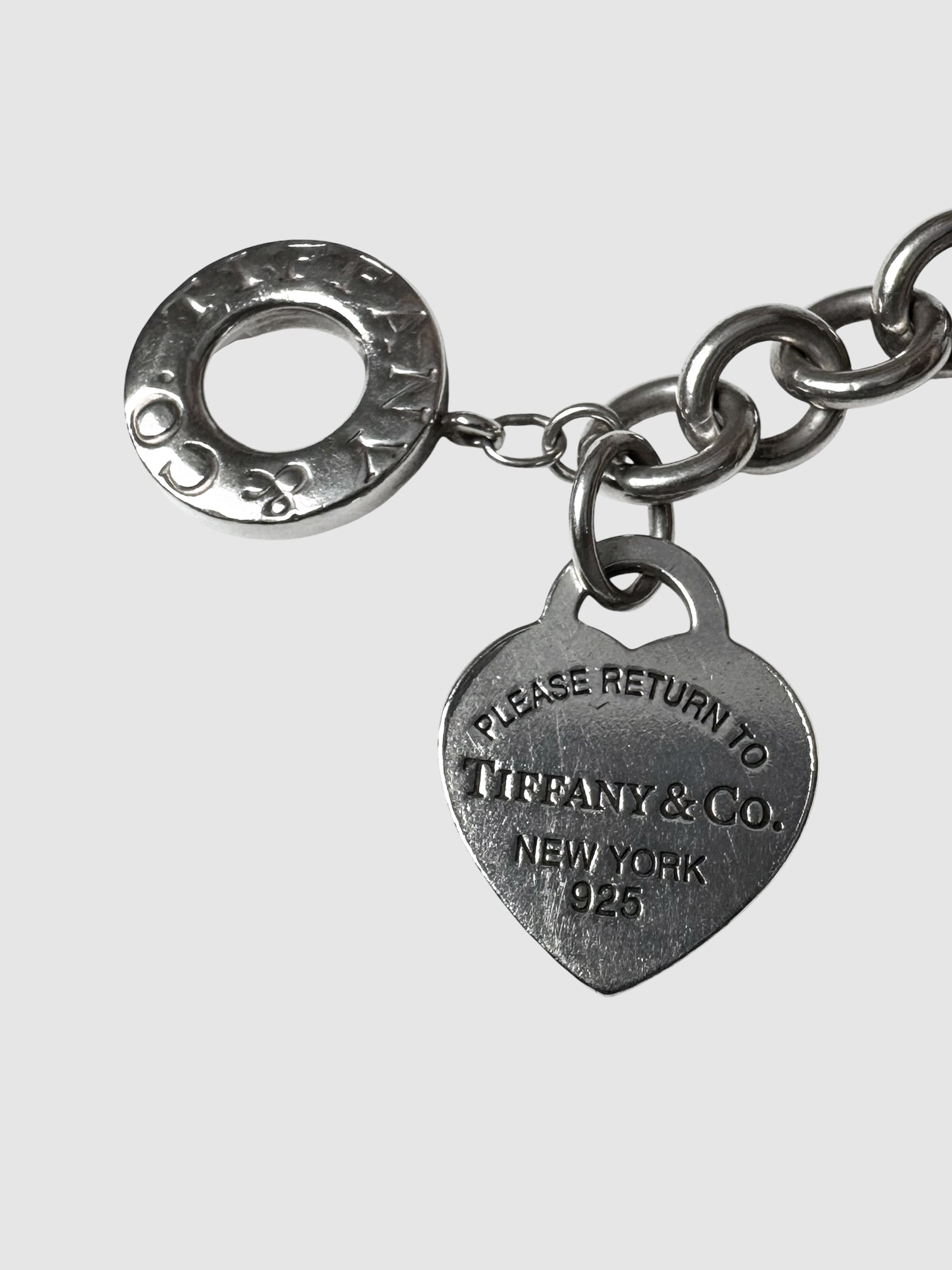 Heart Tag Toggle Bracelet