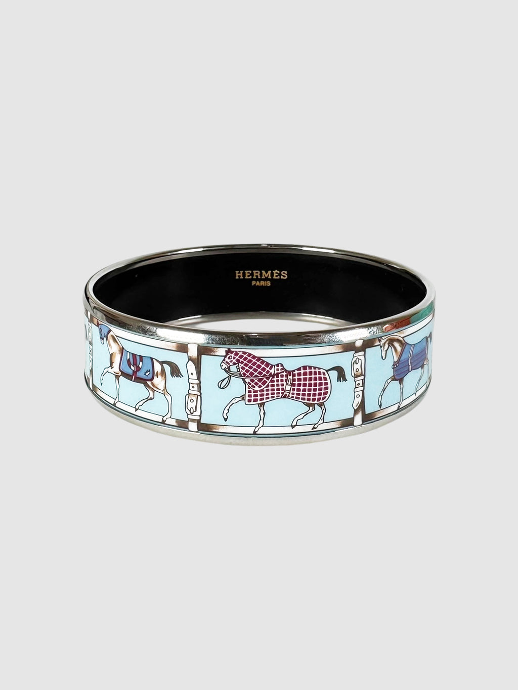 Equestrian Enamel Bangle