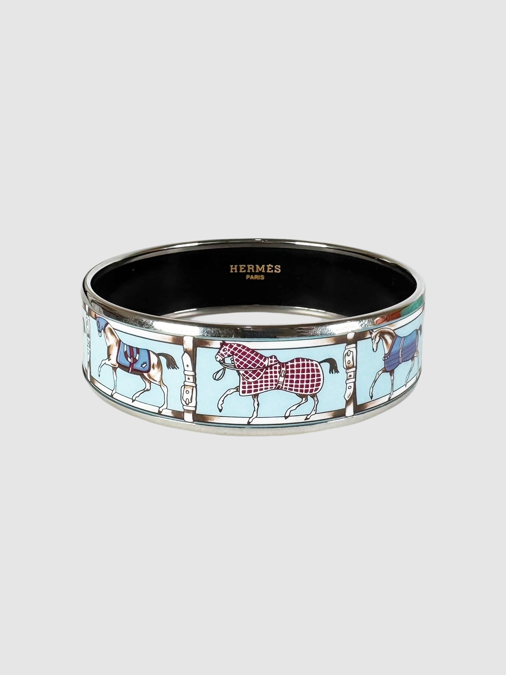 Equestrian Enamel Bangle