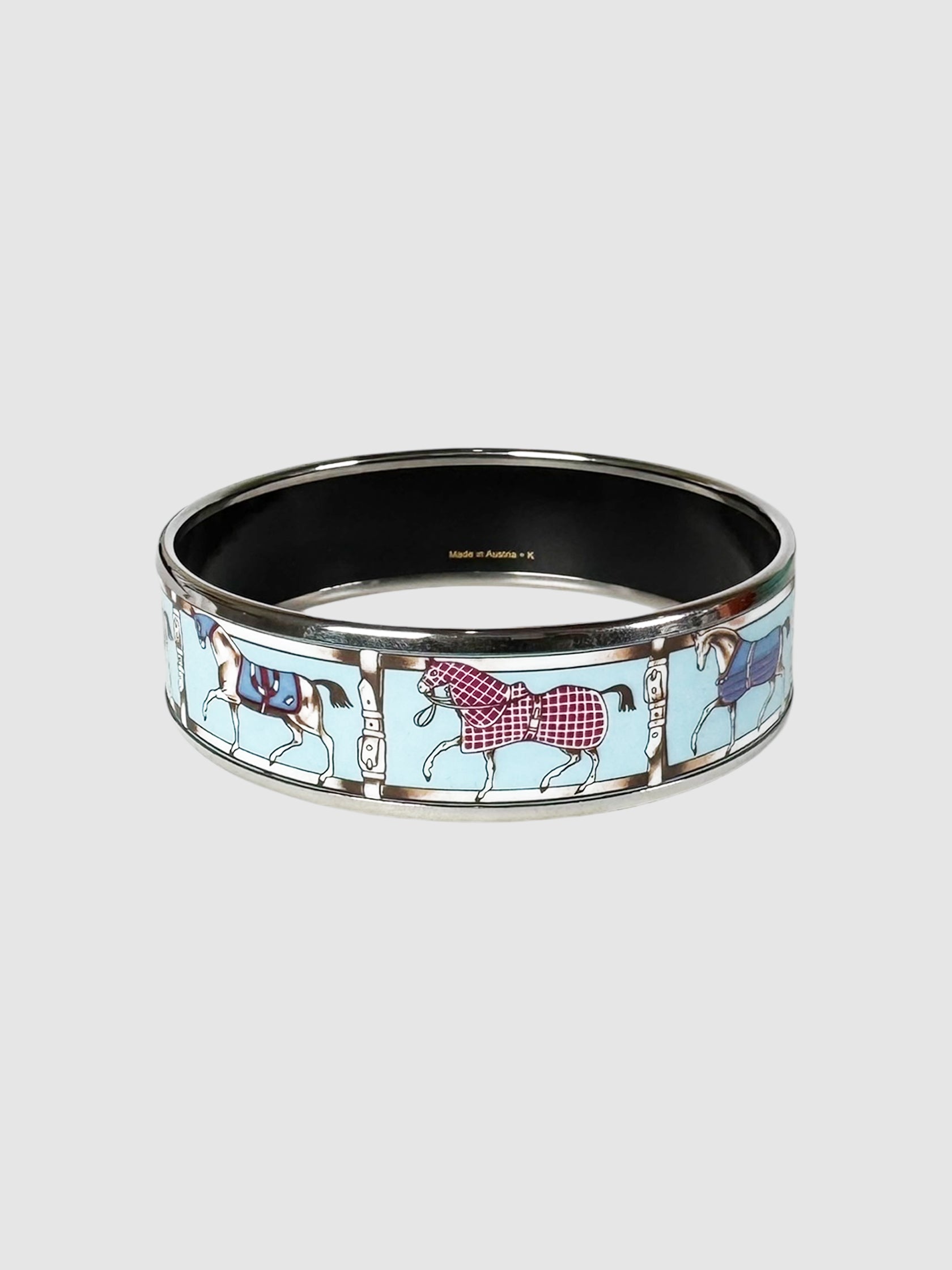 Equestrian Enamel Bangle