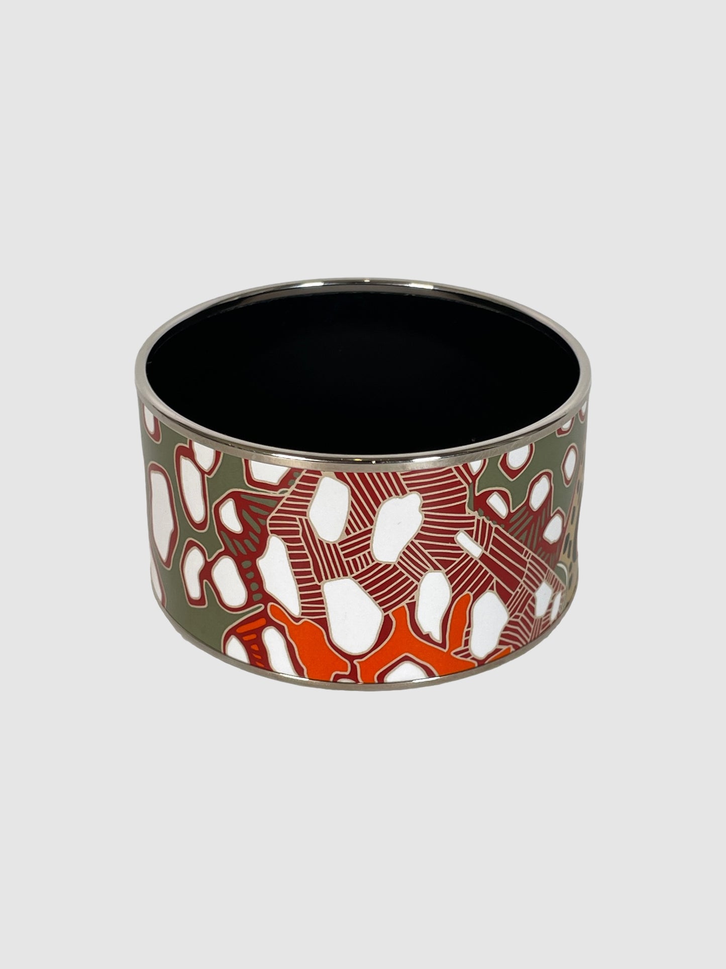 Extra Wide Enamel Printed Bangle