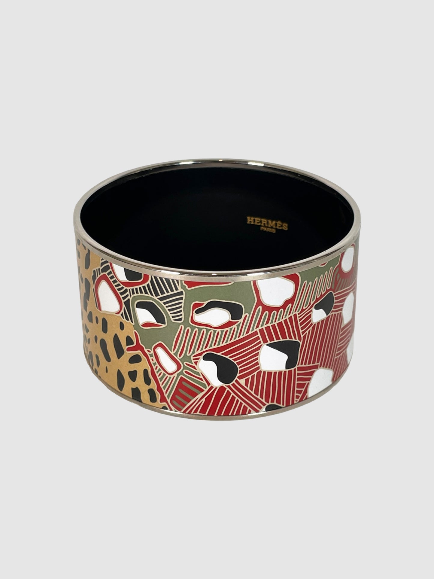 Extra Wide Enamel Printed Bangle