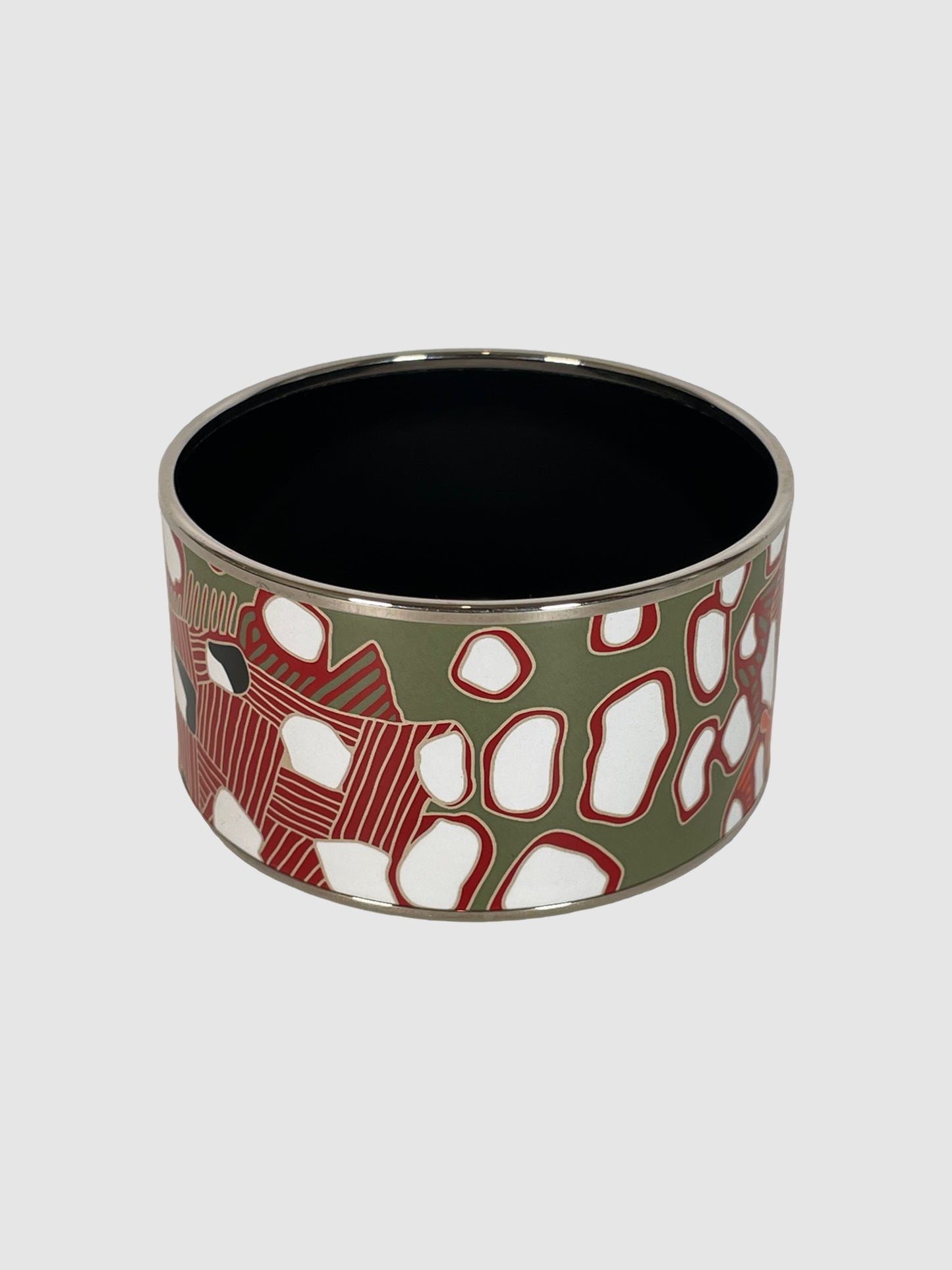 Extra Wide Enamel Printed Bangle