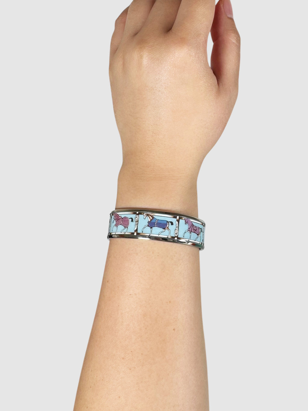 Equestrian Enamel Bangle