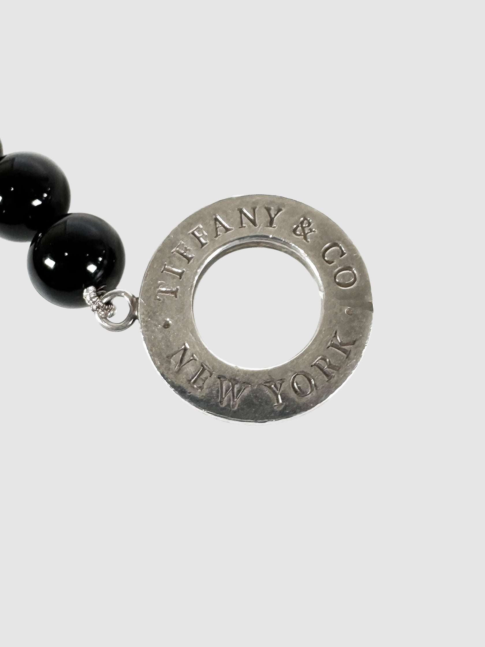 Onyx Bead Toggle Bracelet