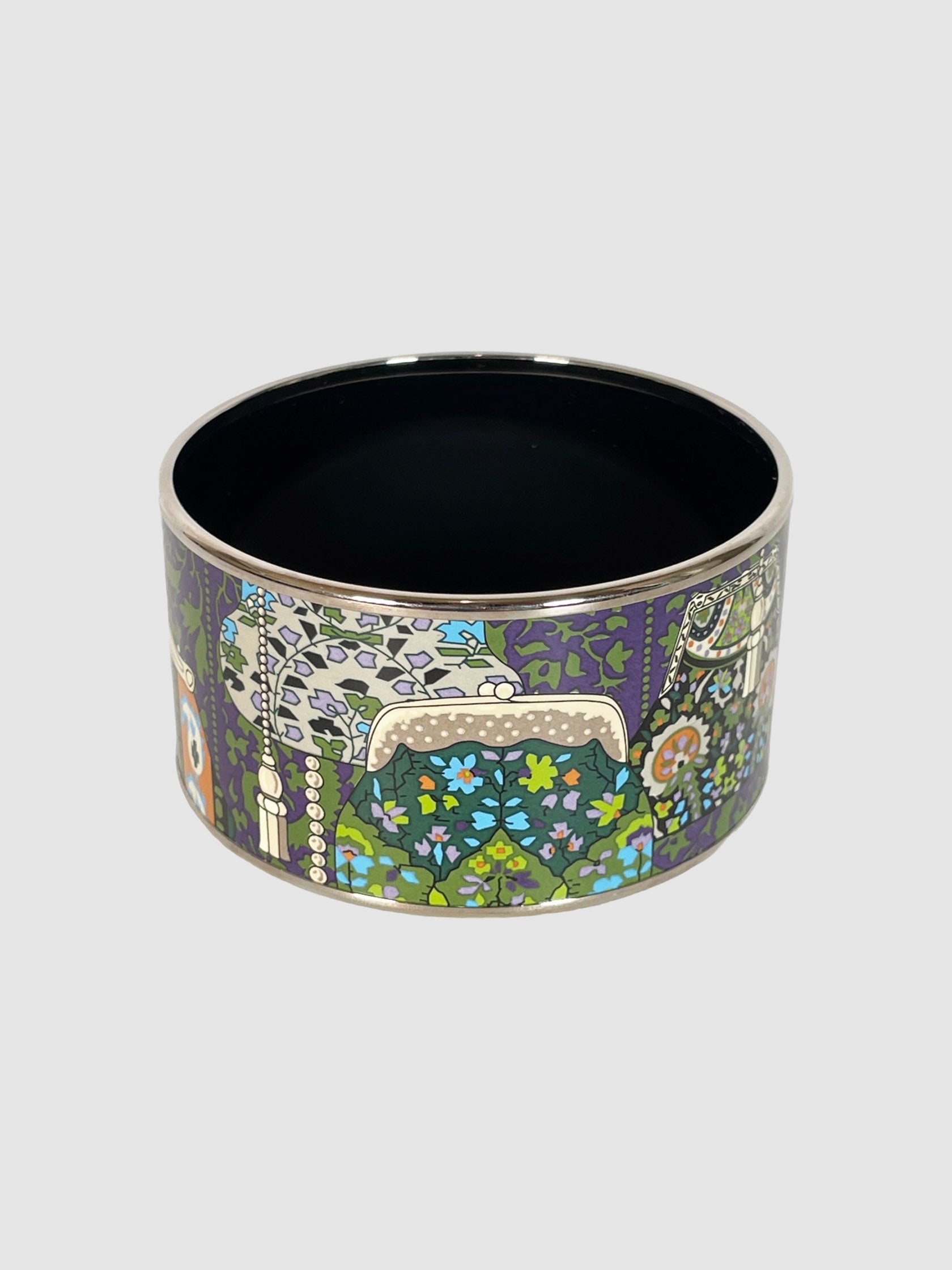 Extra Wide Enamel Printed Bangle