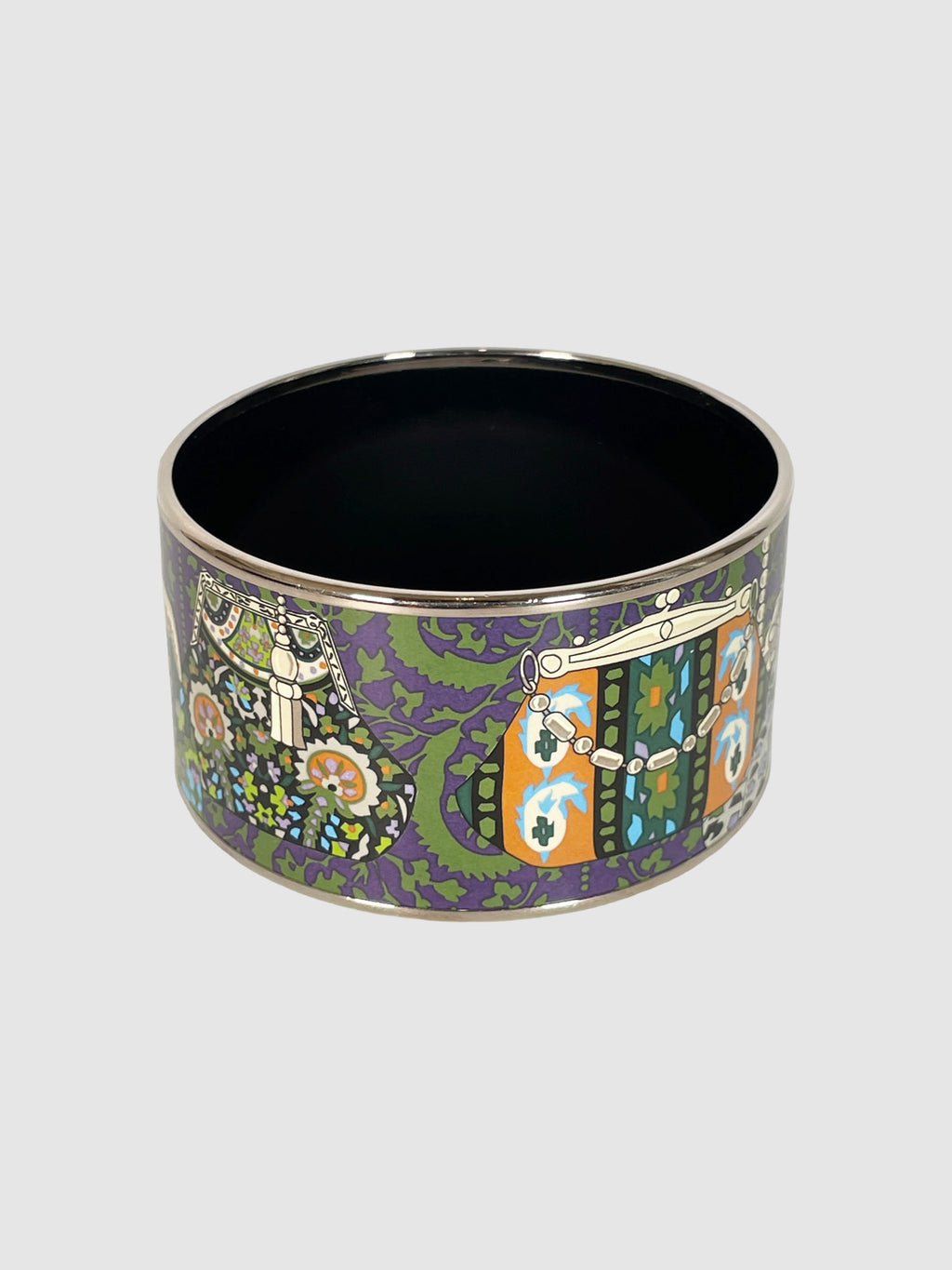 Extra Wide Enamel Printed Bangle