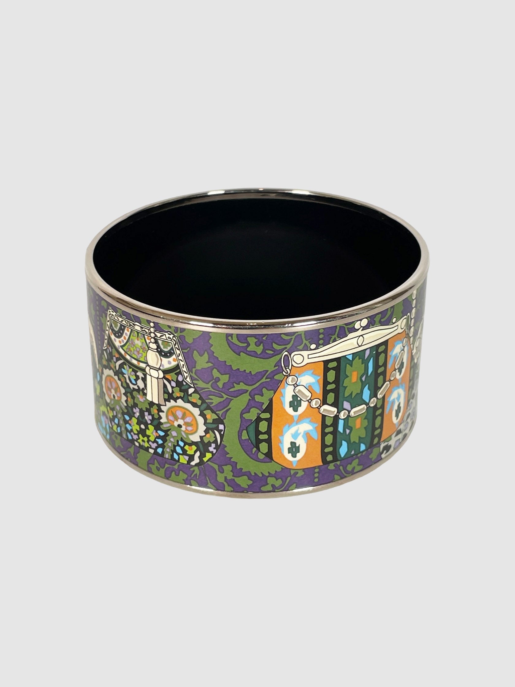 Extra Wide Enamel Printed Bangle