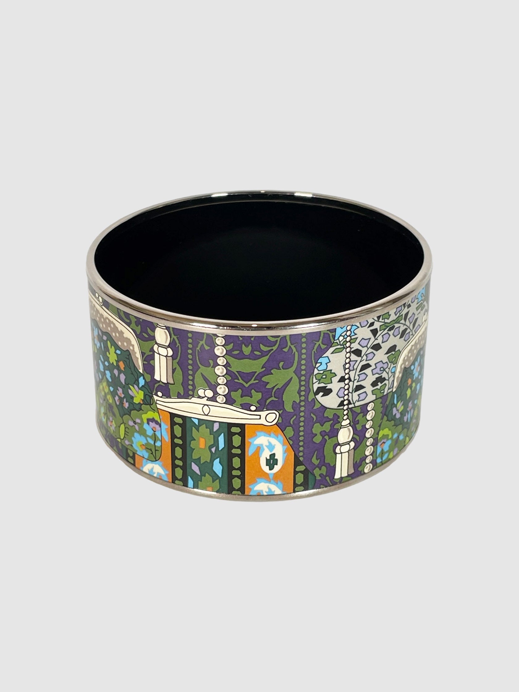 Extra Wide Enamel Printed Bangle