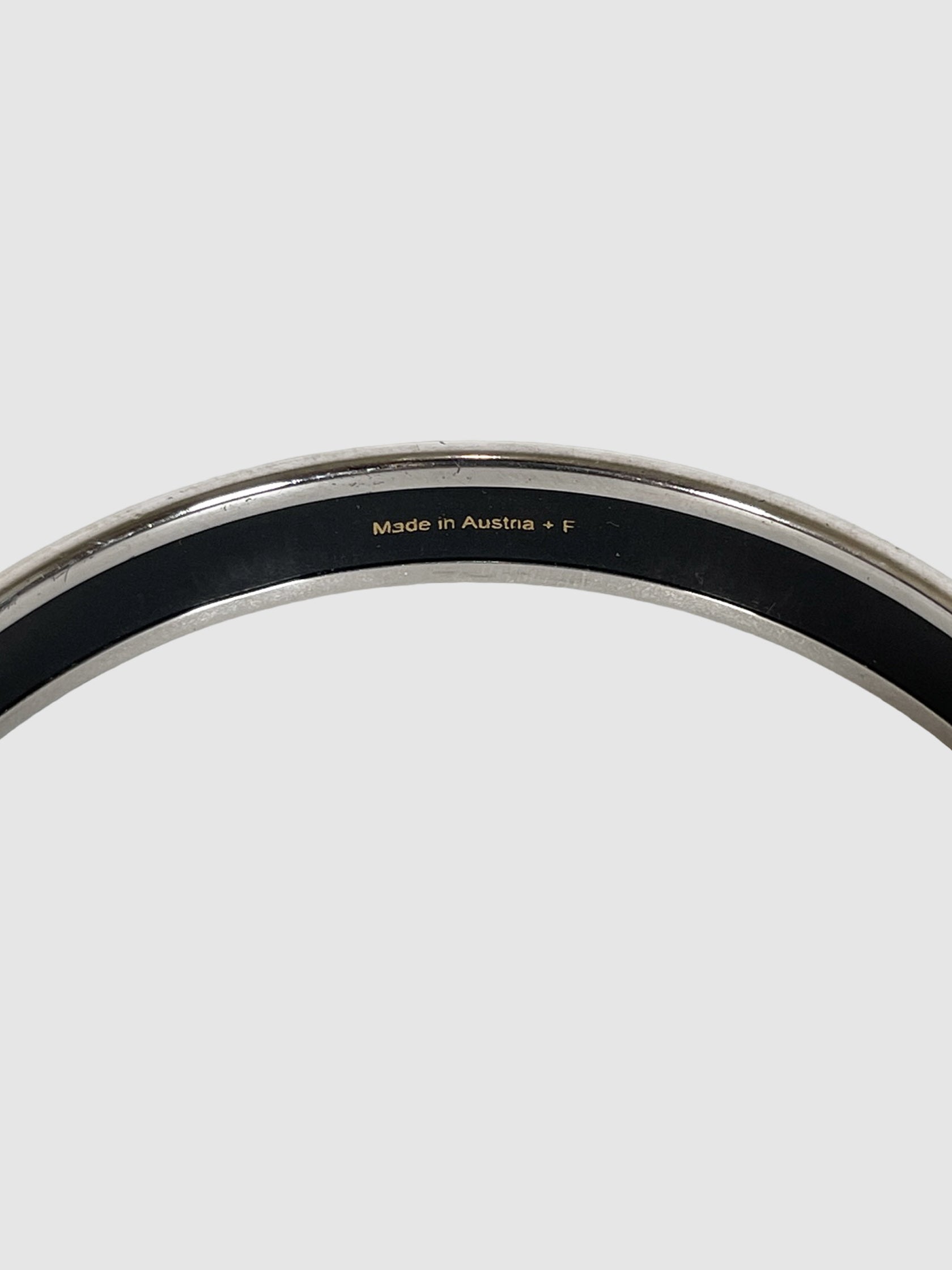 Narrow Enamel Bangle Bracelet