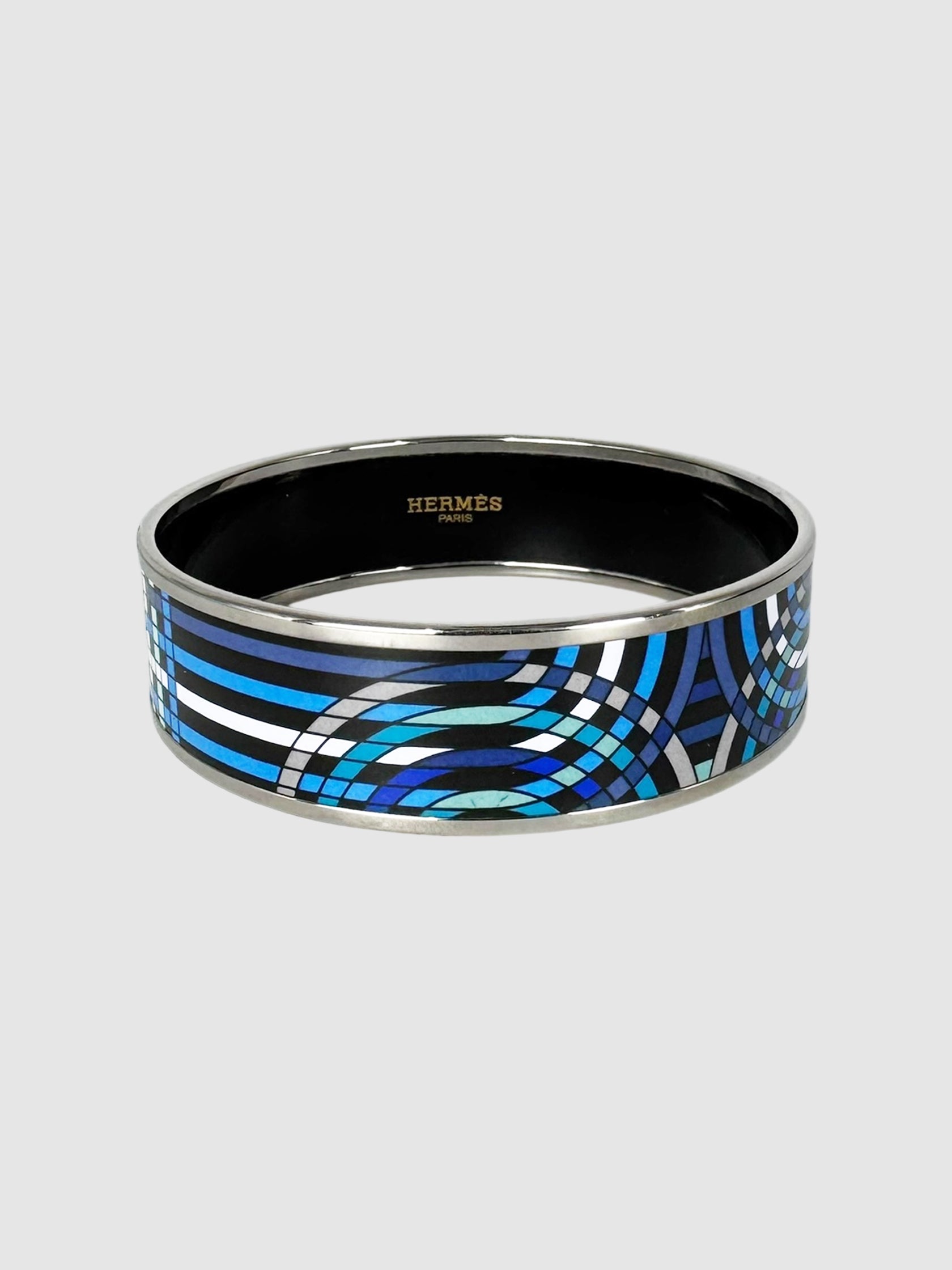 Geometric Enamel Bangle