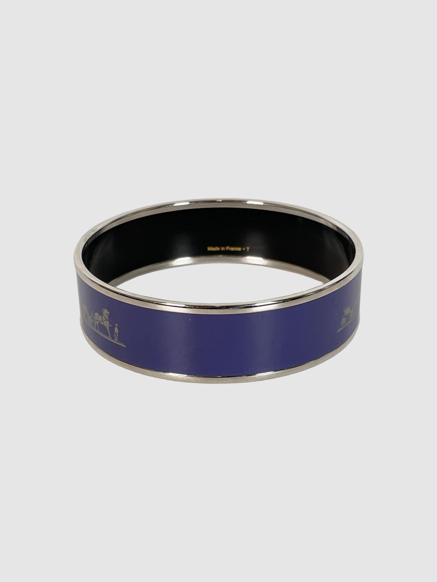 Enamel Printed Bangle Bracelet