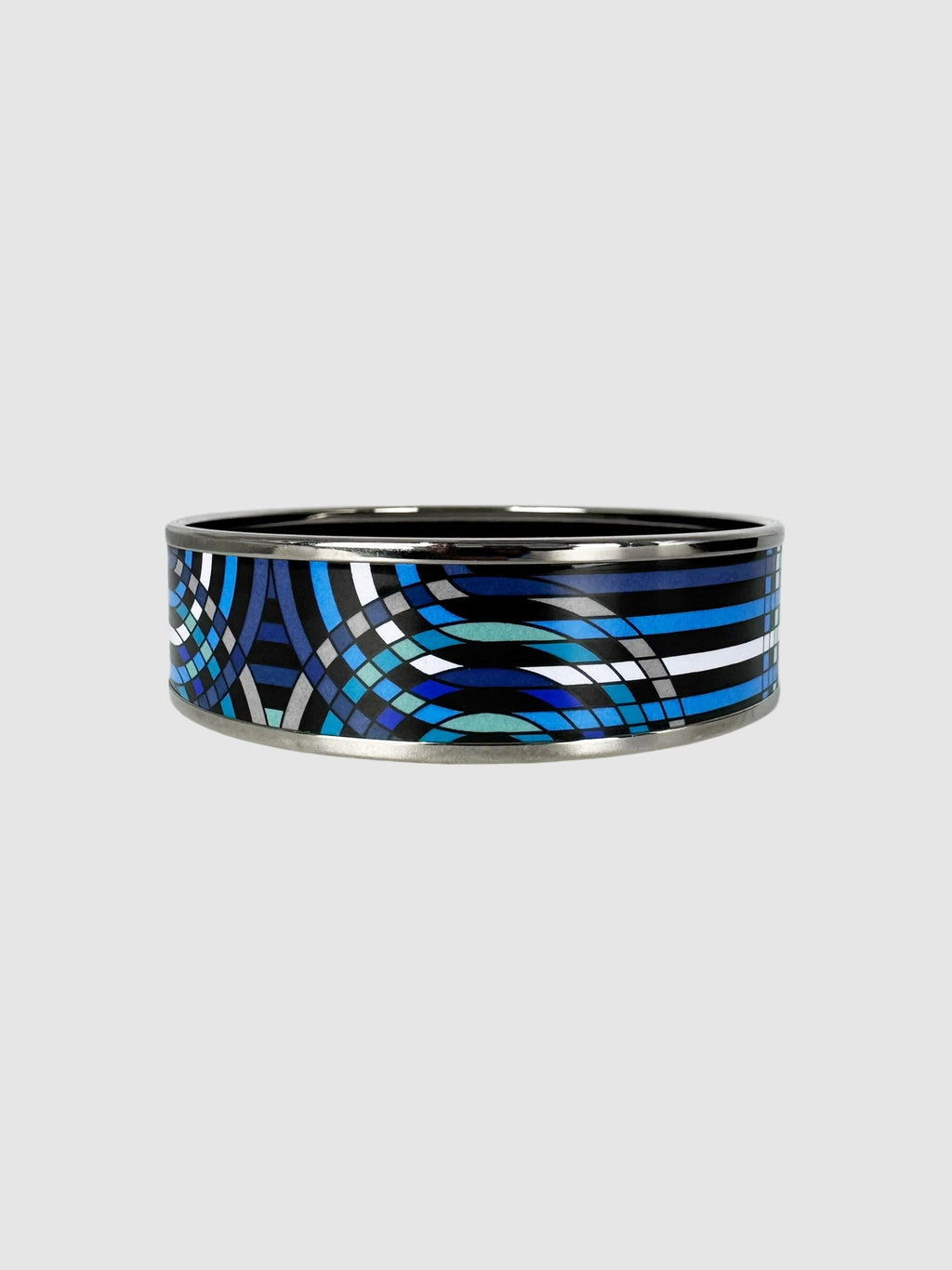 Geometric Enamel Bangle