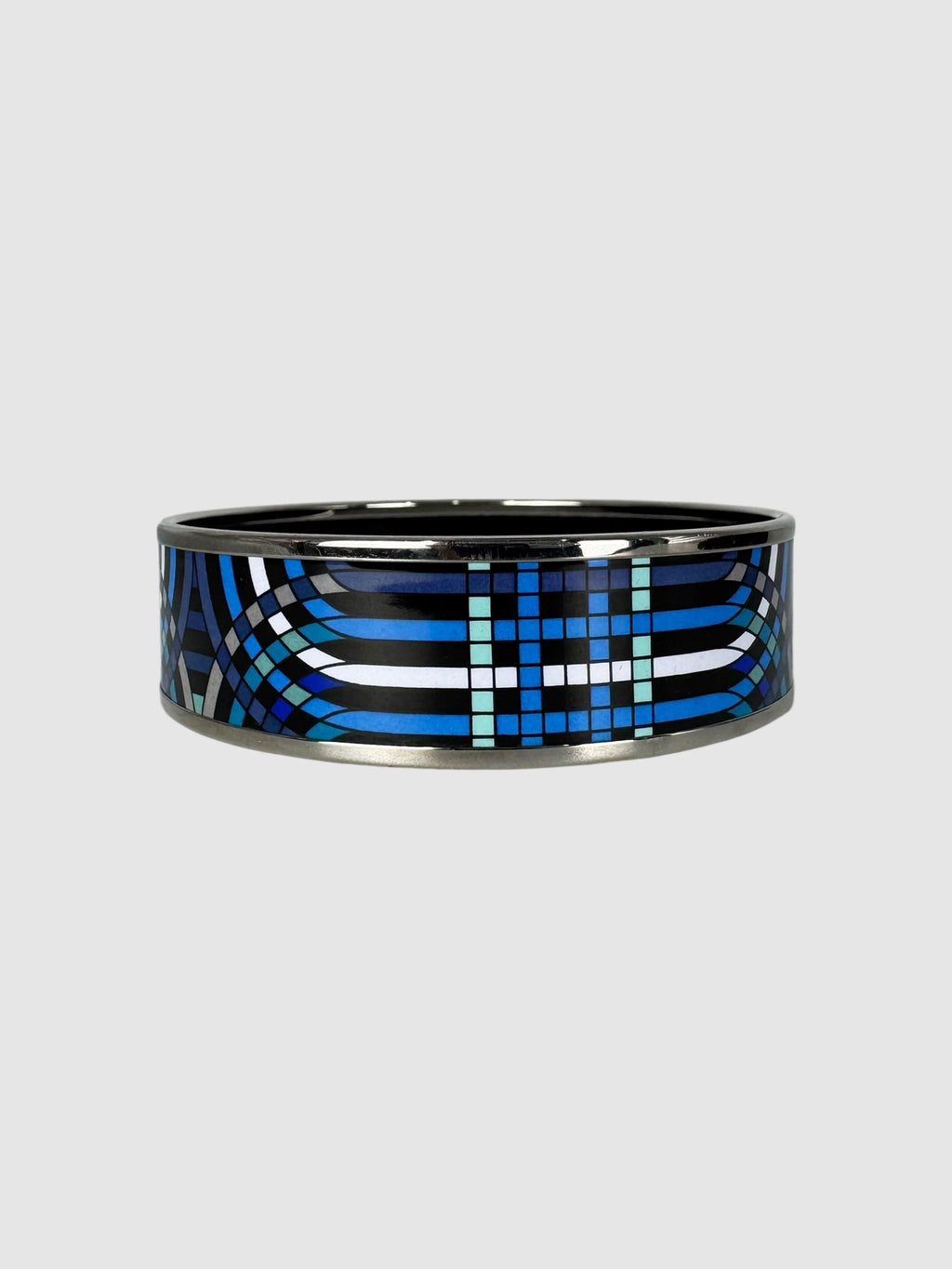 Geometric Enamel Bangle