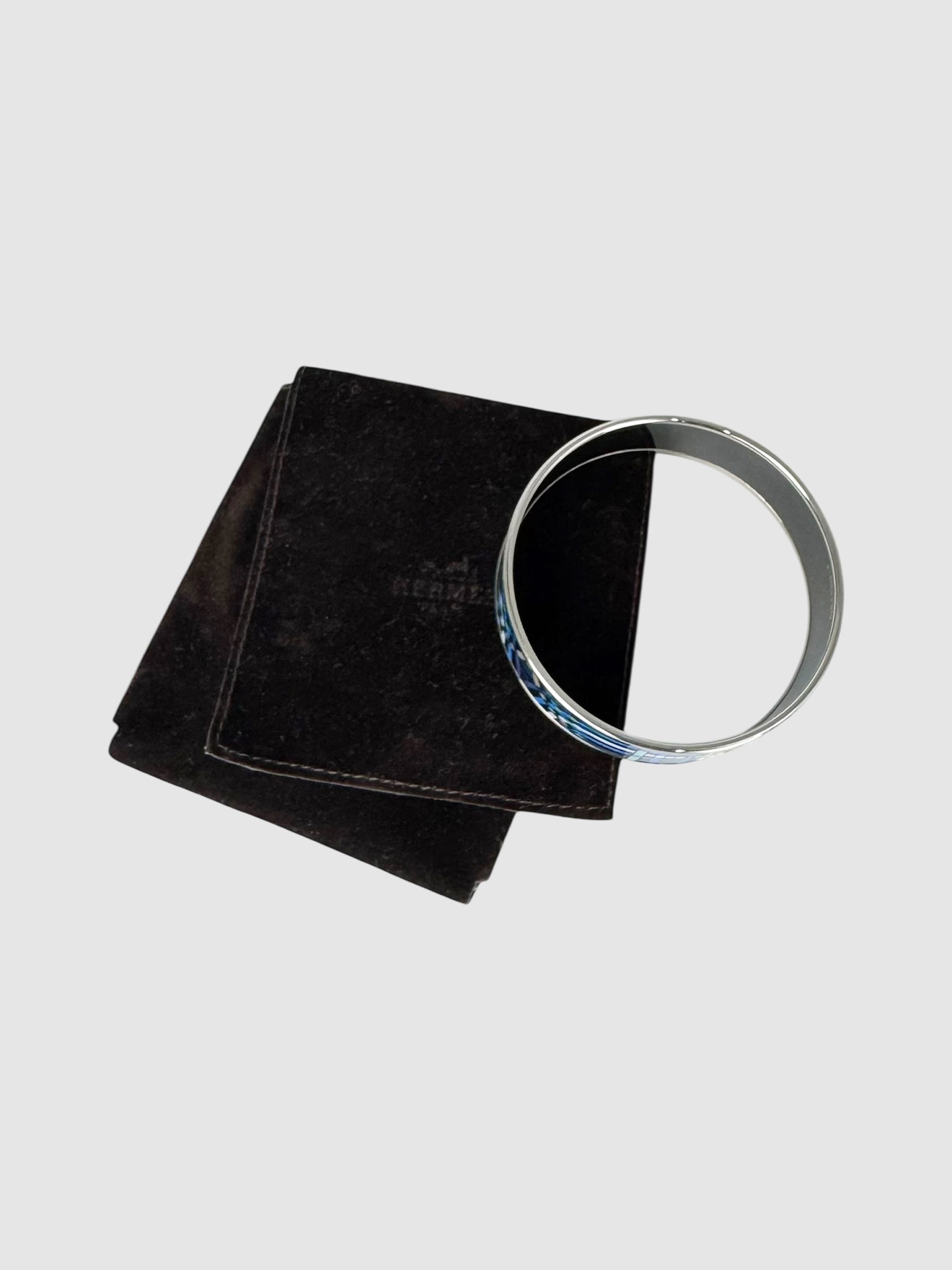 Geometric Enamel Bangle