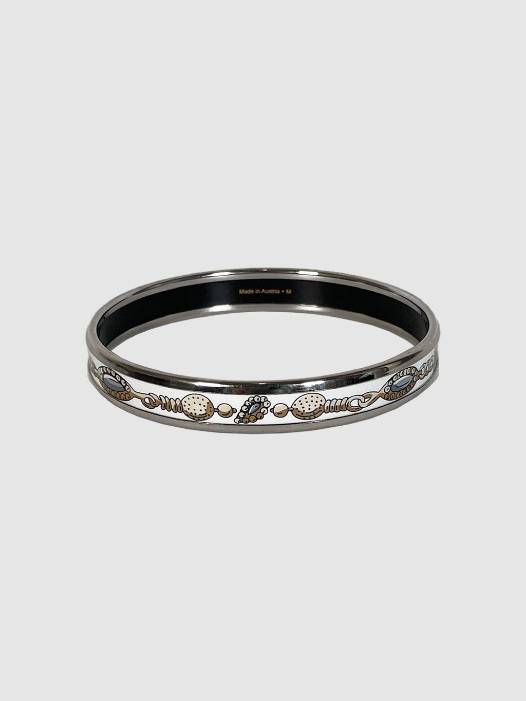 Narrow Enamel Bangle Bracelet