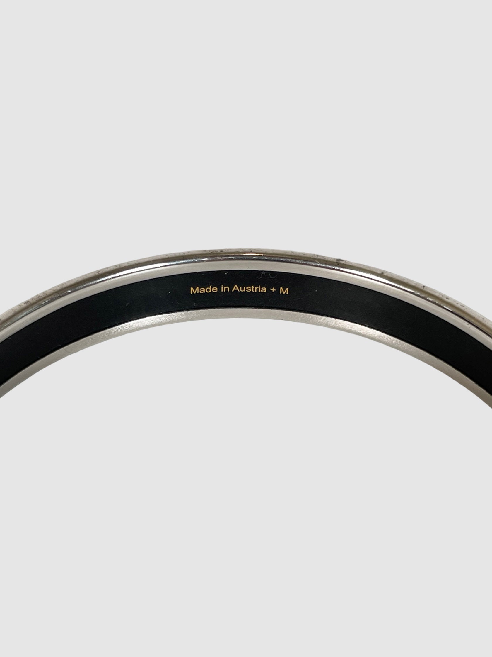 Narrow Enamel Bangle Bracelet