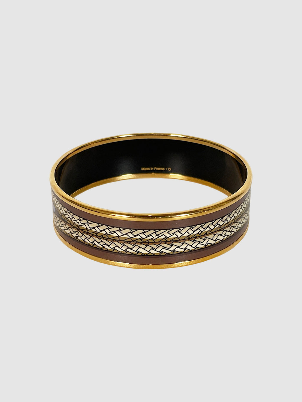 Enamel Printed Bangle Bracelet