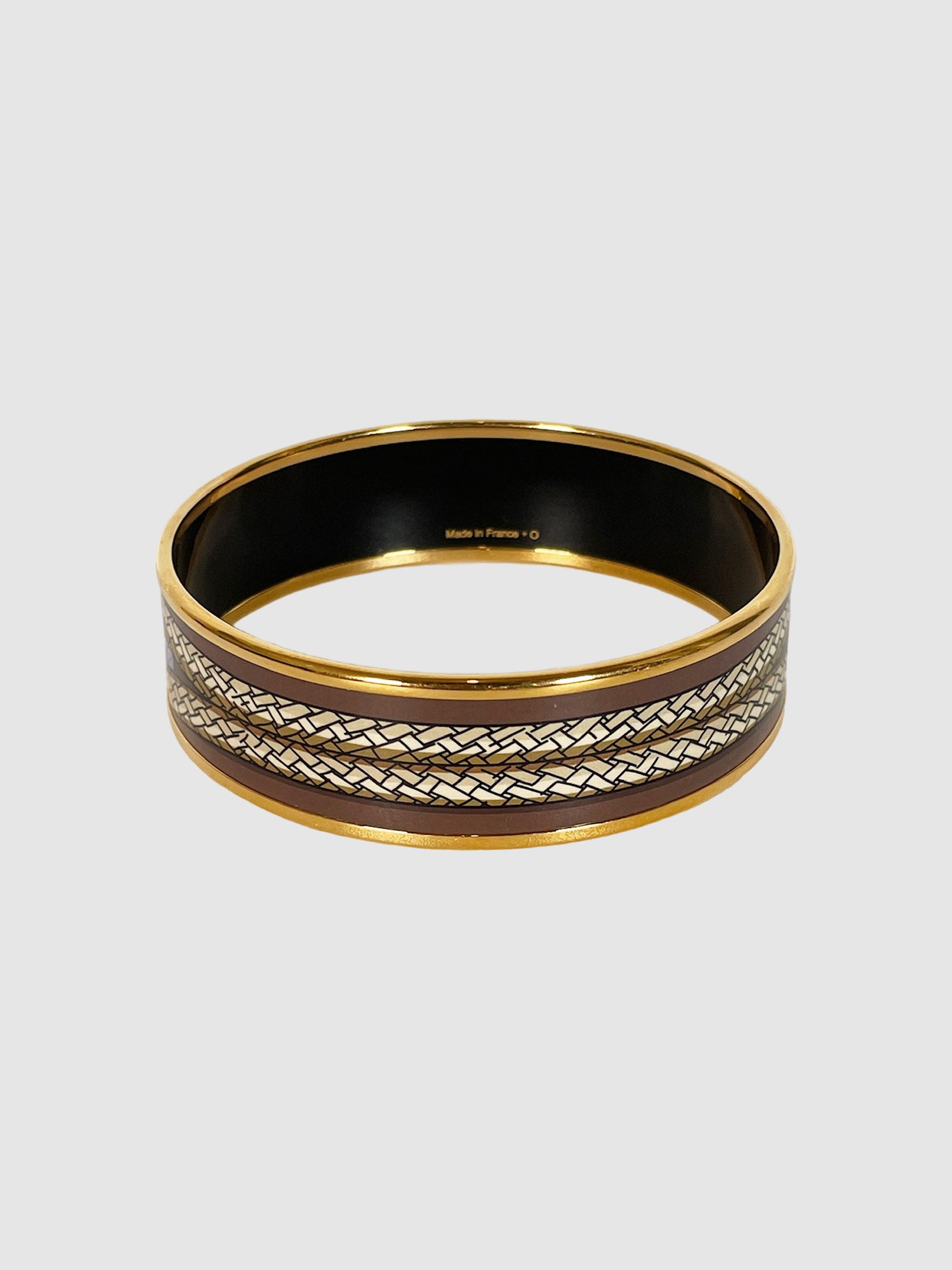 Enamel Printed Bangle Bracelet