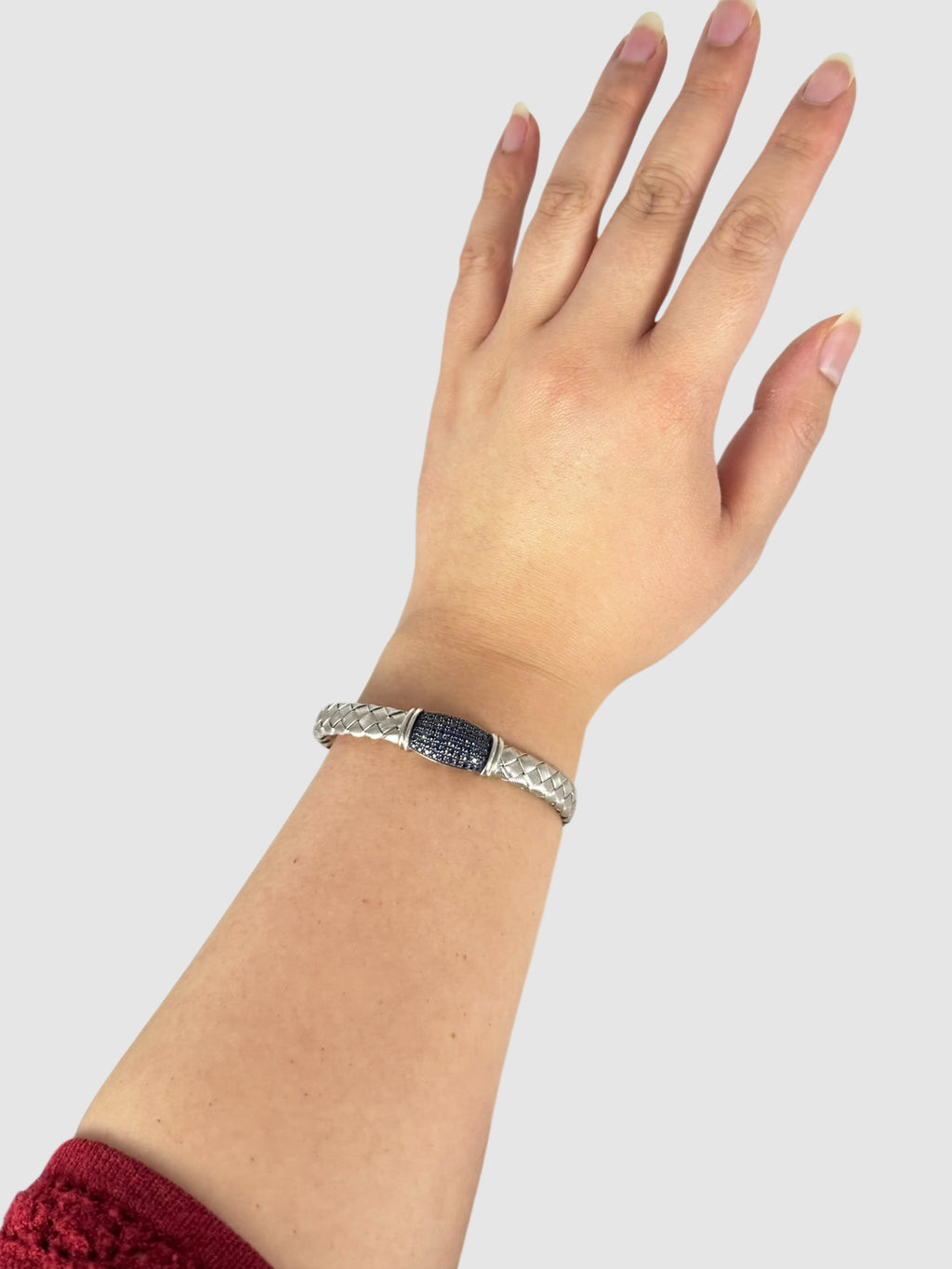 Silver Braided Bracelet