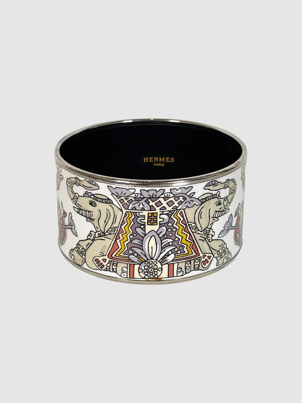 Extra Wide Enamel Printed Bangle