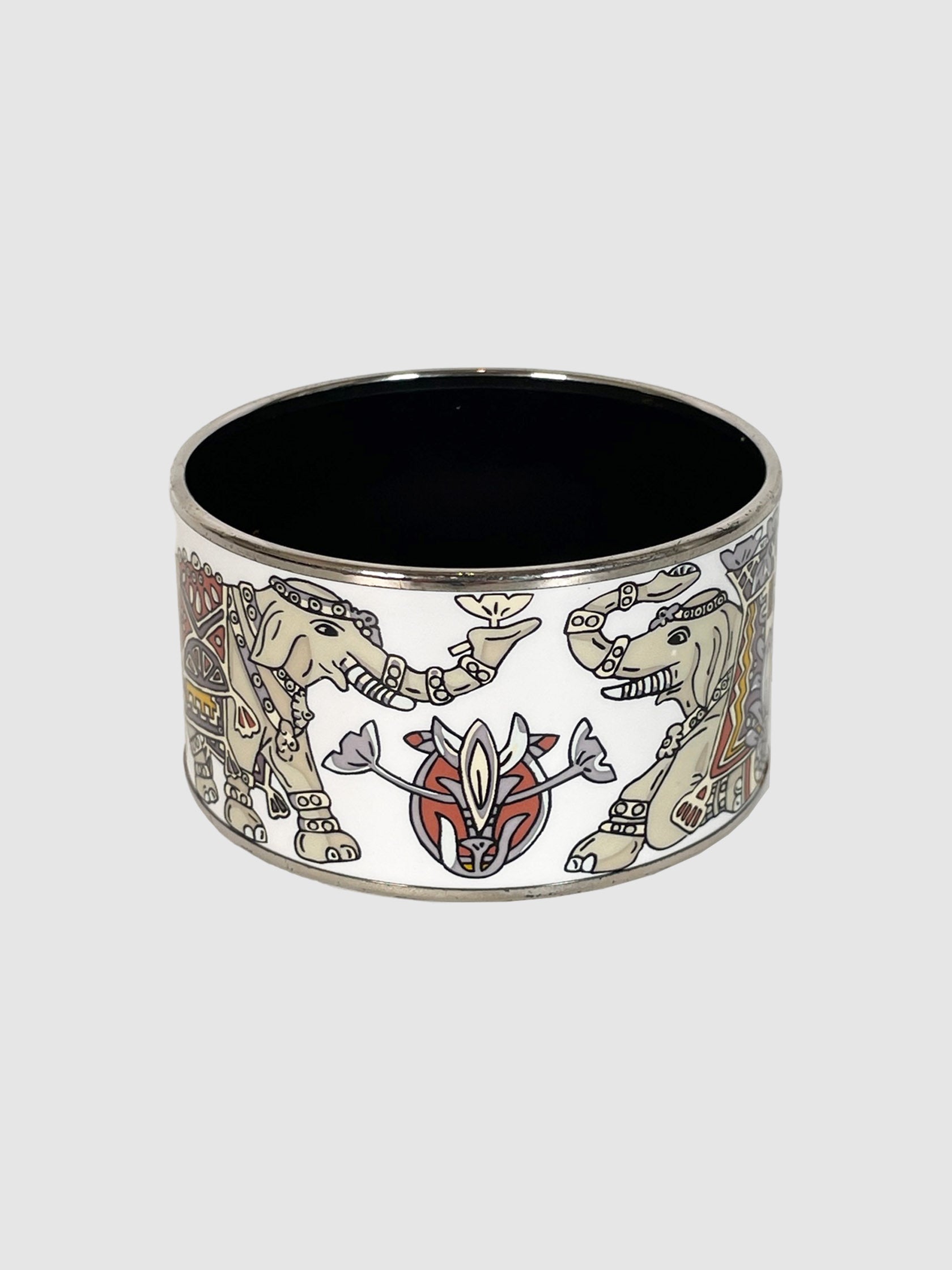 Extra Wide Enamel Printed Bangle