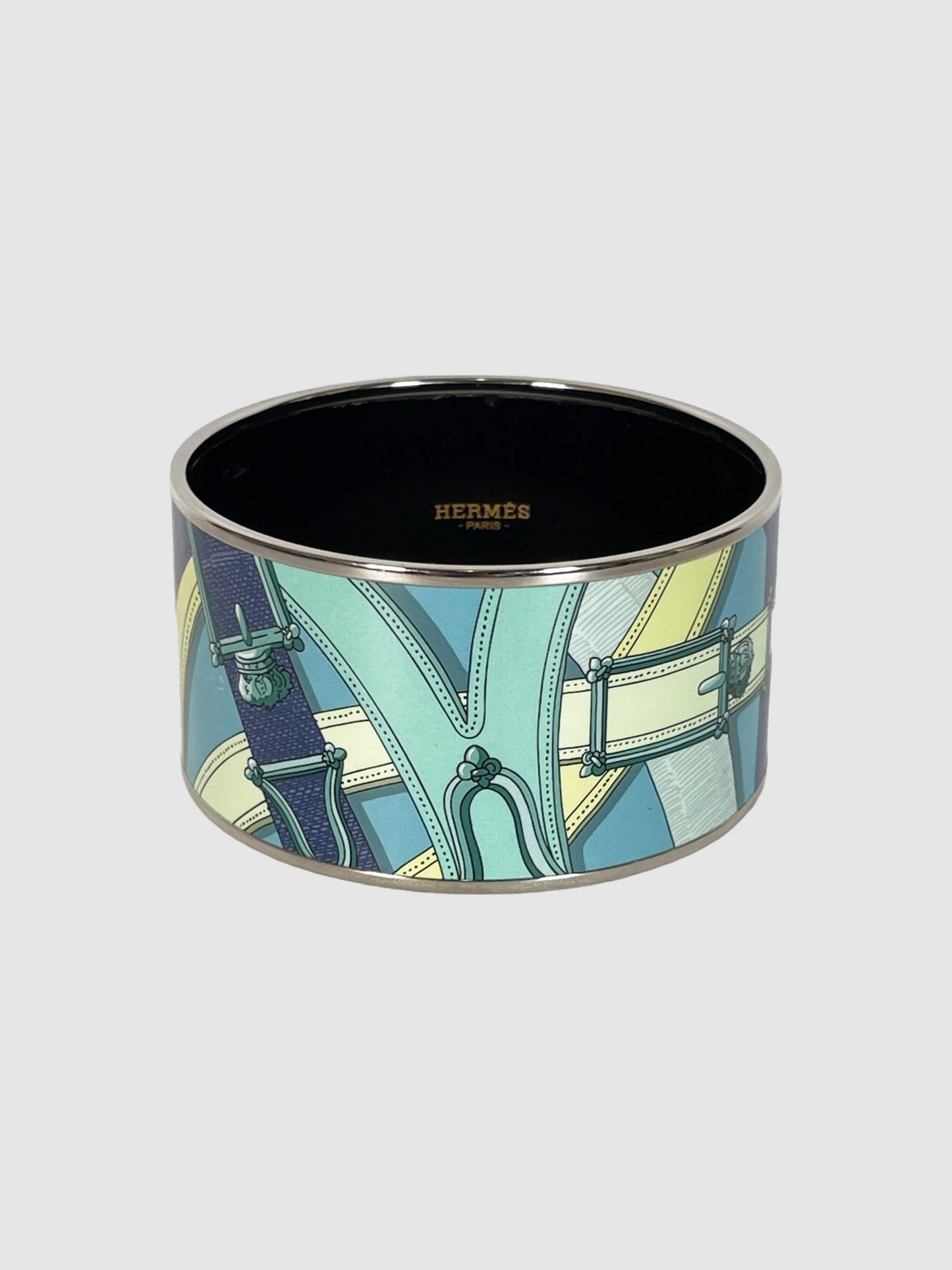 Extra Wide Enamel Printed Bangle