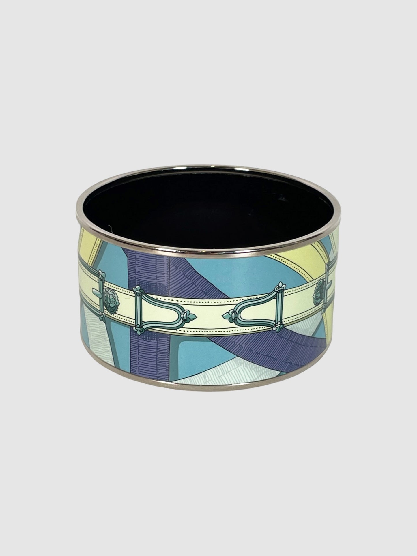 Extra Wide Enamel Printed Bangle