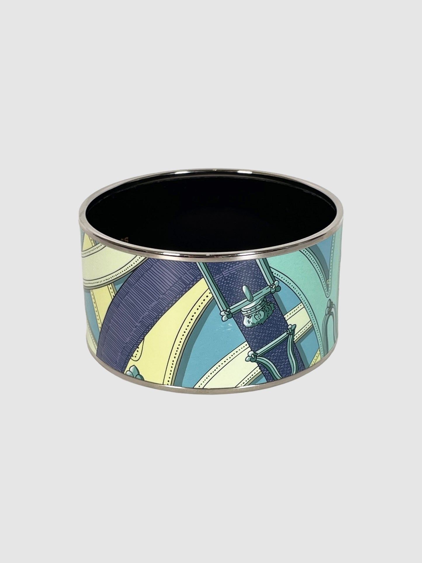 Extra Wide Enamel Printed Bangle