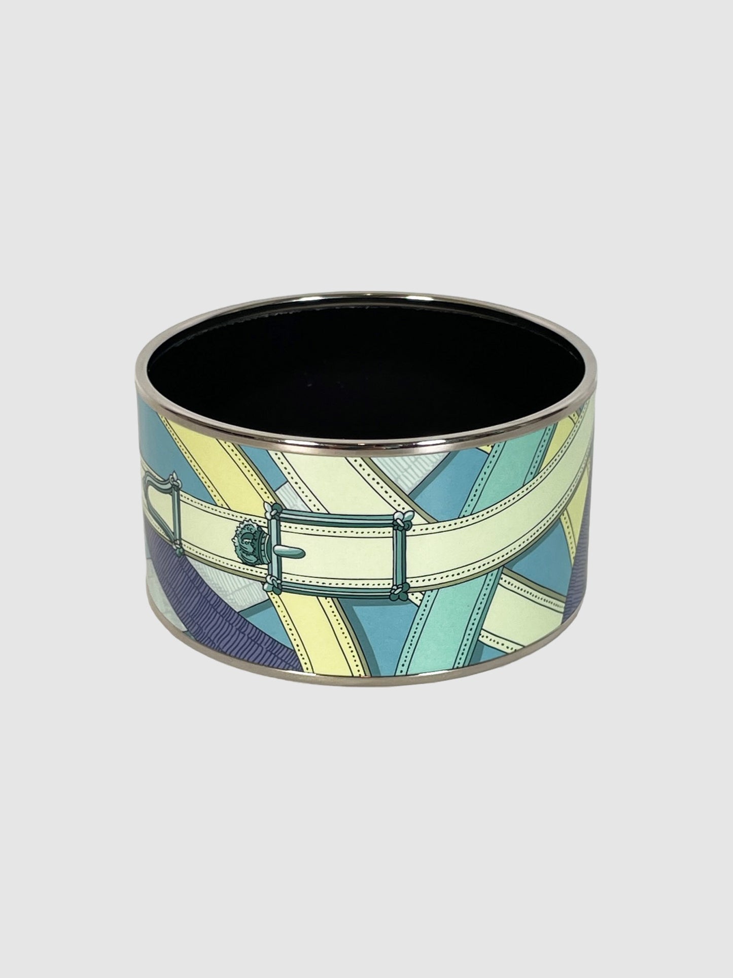 Extra Wide Enamel Printed Bangle